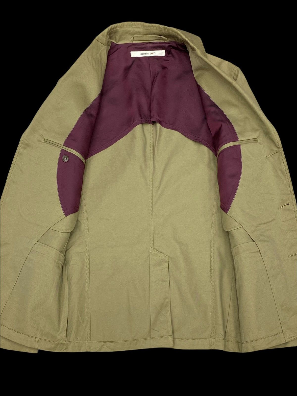 Designer × Sage De Cret SAGE DE CRET SHIRTS DOUBLE LINING JACKET COATS RARE COLOURS Size US M / EU 48-50 / 2 - 13 Thumbnail