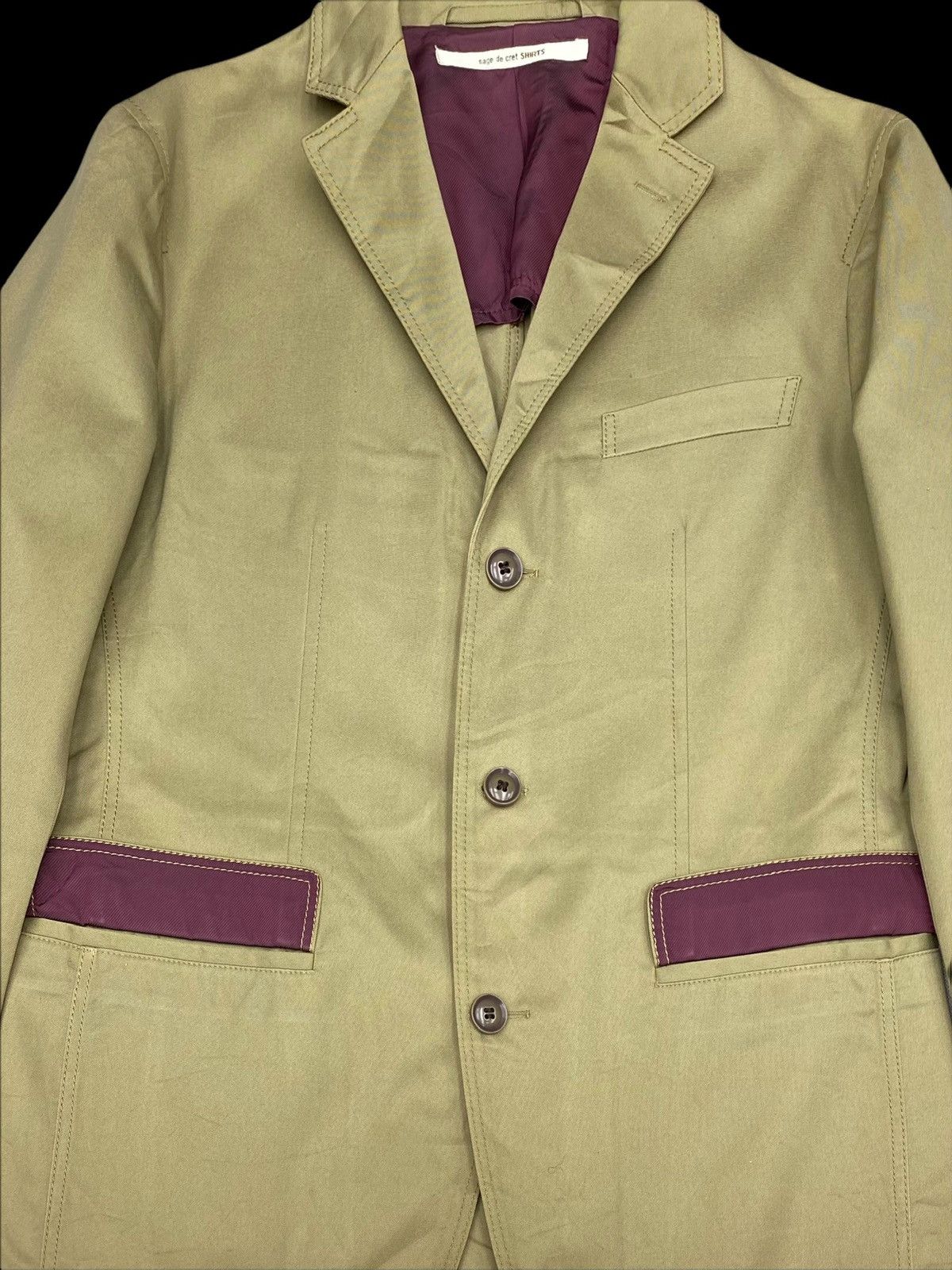 Designer × Sage De Cret SAGE DE CRET SHIRTS DOUBLE LINING JACKET COATS RARE COLOURS Size US M / EU 48-50 / 2 - 6 Thumbnail