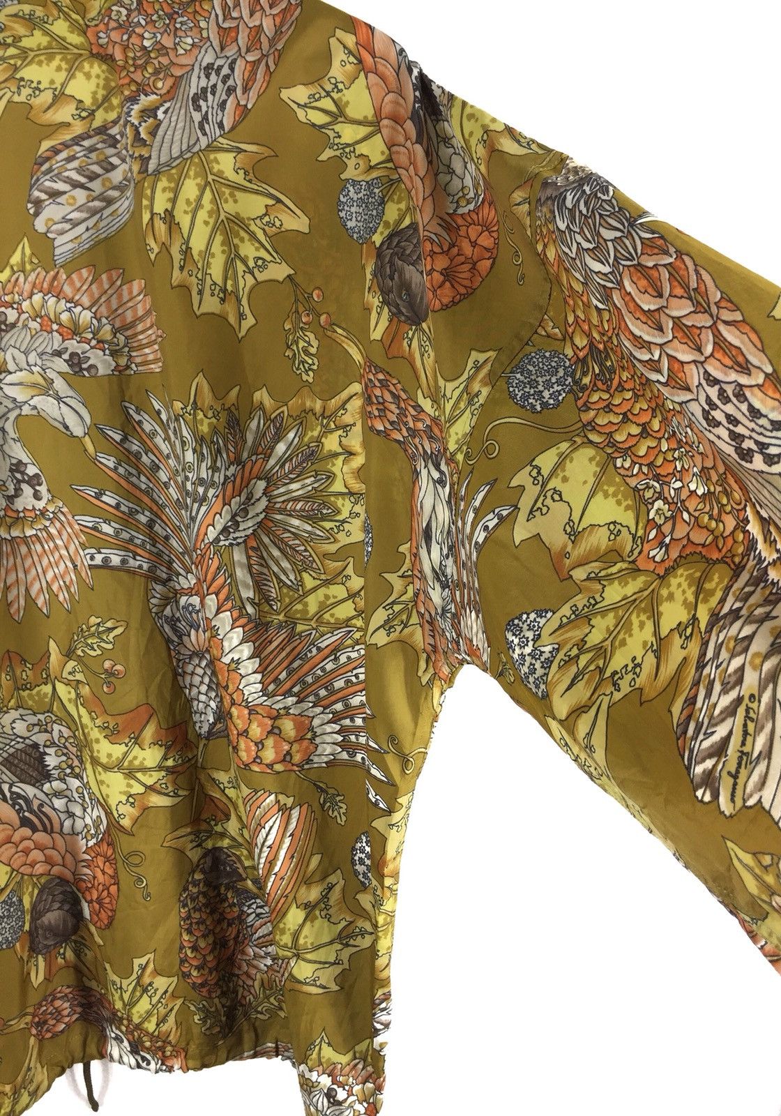Salvatore Ferragamo Fullprint Luxury Design Windbreaker Size US XL / EU 56 / 4 - 10 Thumbnail