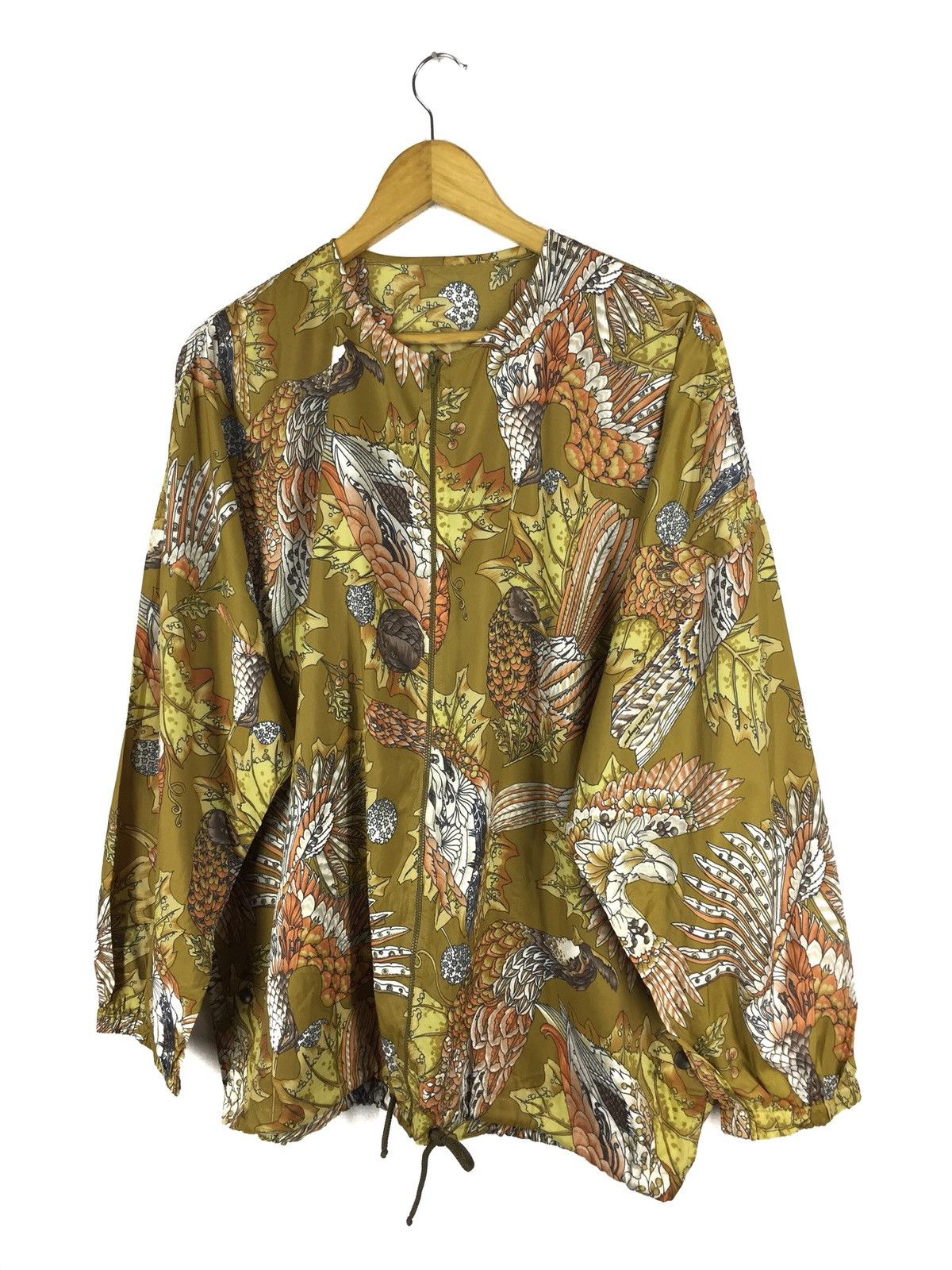 Salvatore Ferragamo Fullprint Luxury Design Windbreaker Size US XL / EU 56 / 4 - 5 Thumbnail