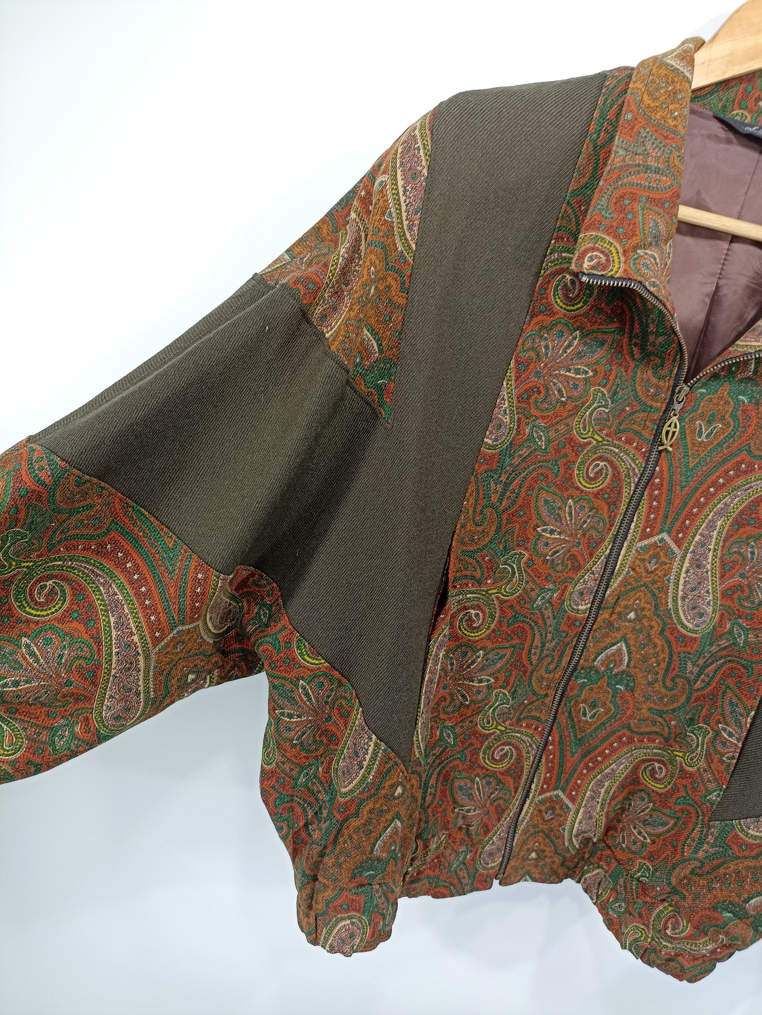 Japanese Brand × Vintage Vintage japan brand paisley bomber Jacket Size US L / EU 52-54 / 3 - 2 Thumbnail
