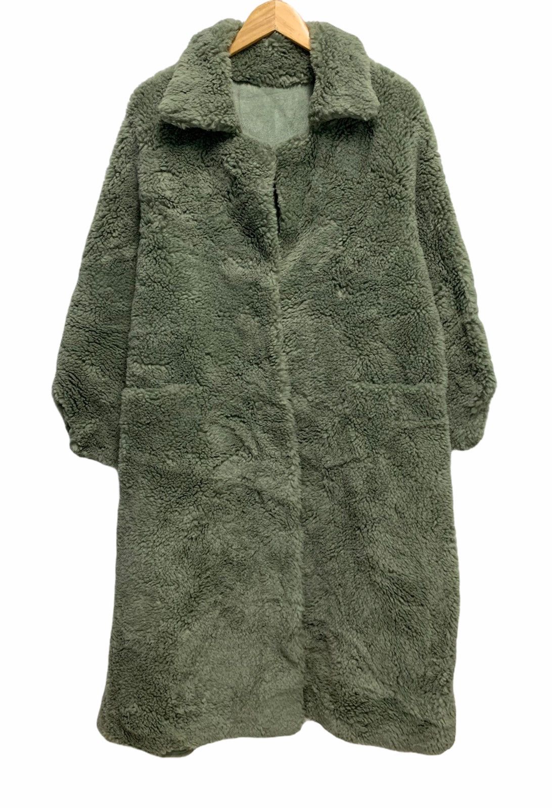 Japanese Brand 🔥Oversized Sherpa Jacket Trench Coat Size US L / EU 52-54 / 3 - 1 Thumbnail