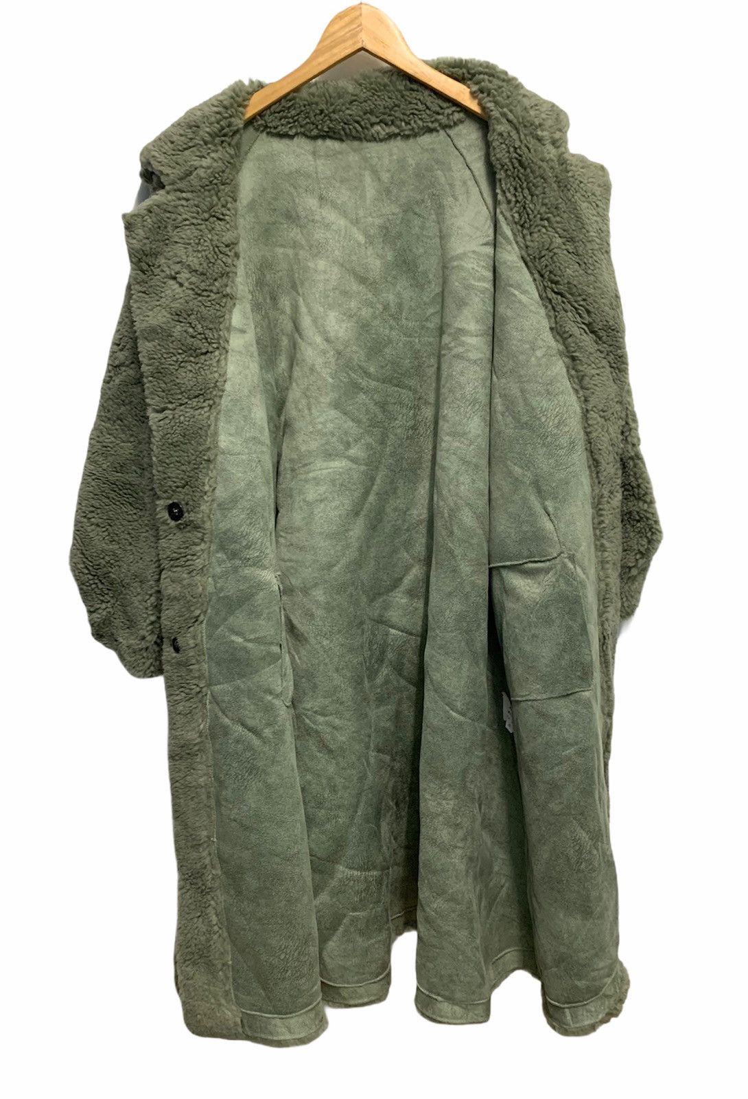 Japanese Brand 🔥Oversized Sherpa Jacket Trench Coat Size US L / EU 52-54 / 3 - 4 Thumbnail