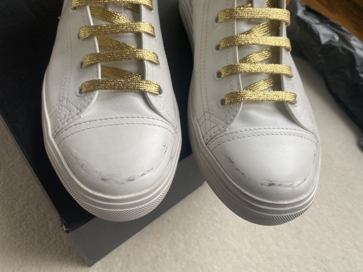 Saint Laurent Paris Saint Laurent checker checkered hi top sneakers BNIB $725 🤑🤑 Size US 12 / EU 45 - 9 Thumbnail