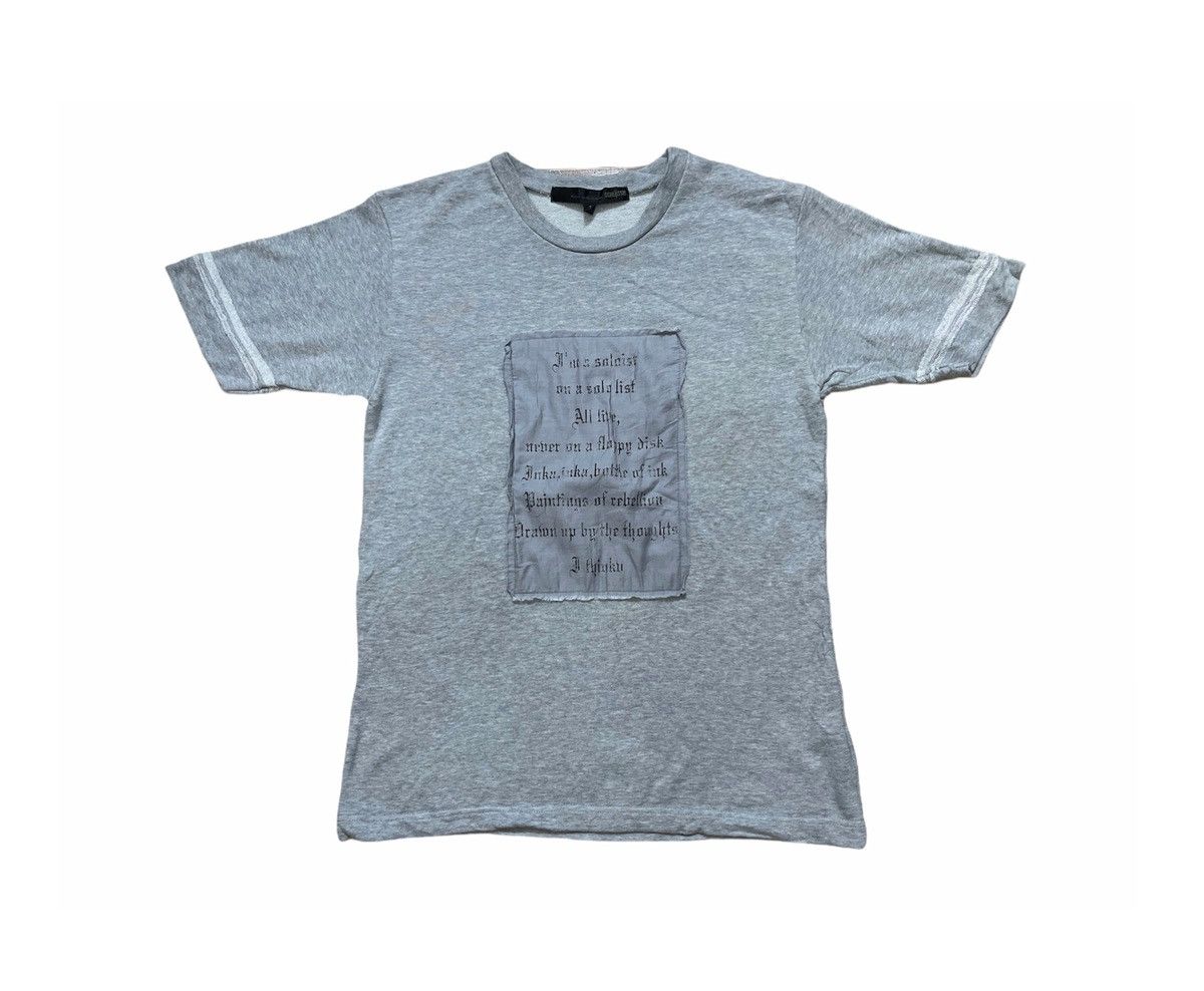 image of Made In Japan Schlussel Tee in Grey, Men's (Size Medium)