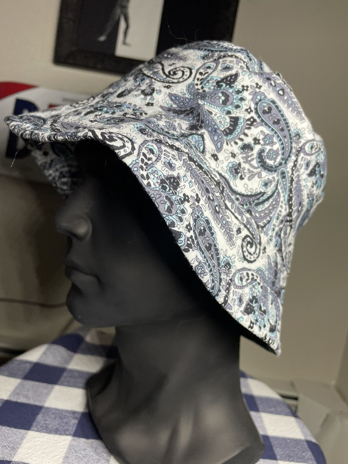 Vintage Vintage paisley print bucket hat Size ONE SIZE - 2 Thumbnail
