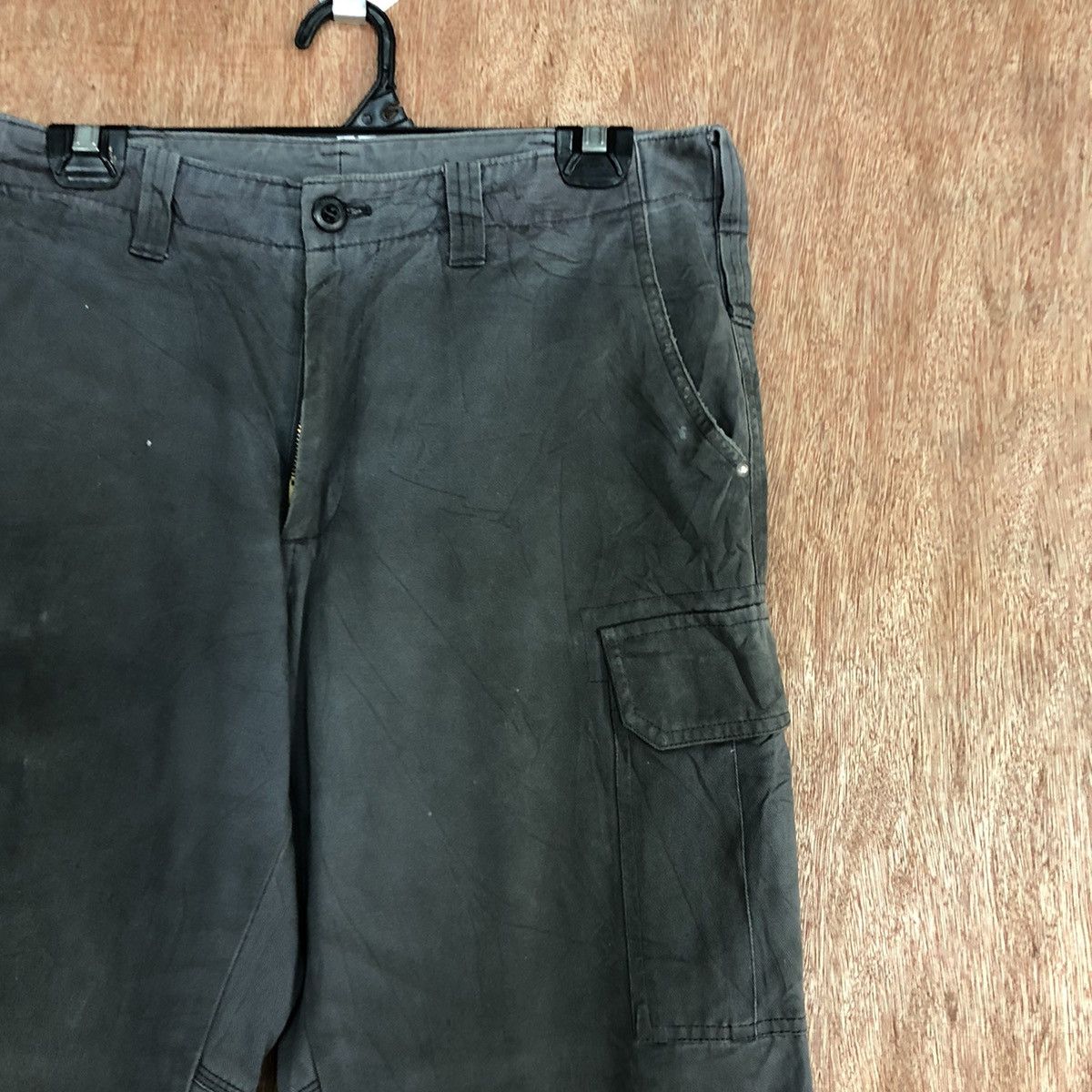 Japanese Brand DL Burtle Dark Grey Multipocket Cargo Pants #c708 Size US 30 / EU 46 - 4 Thumbnail