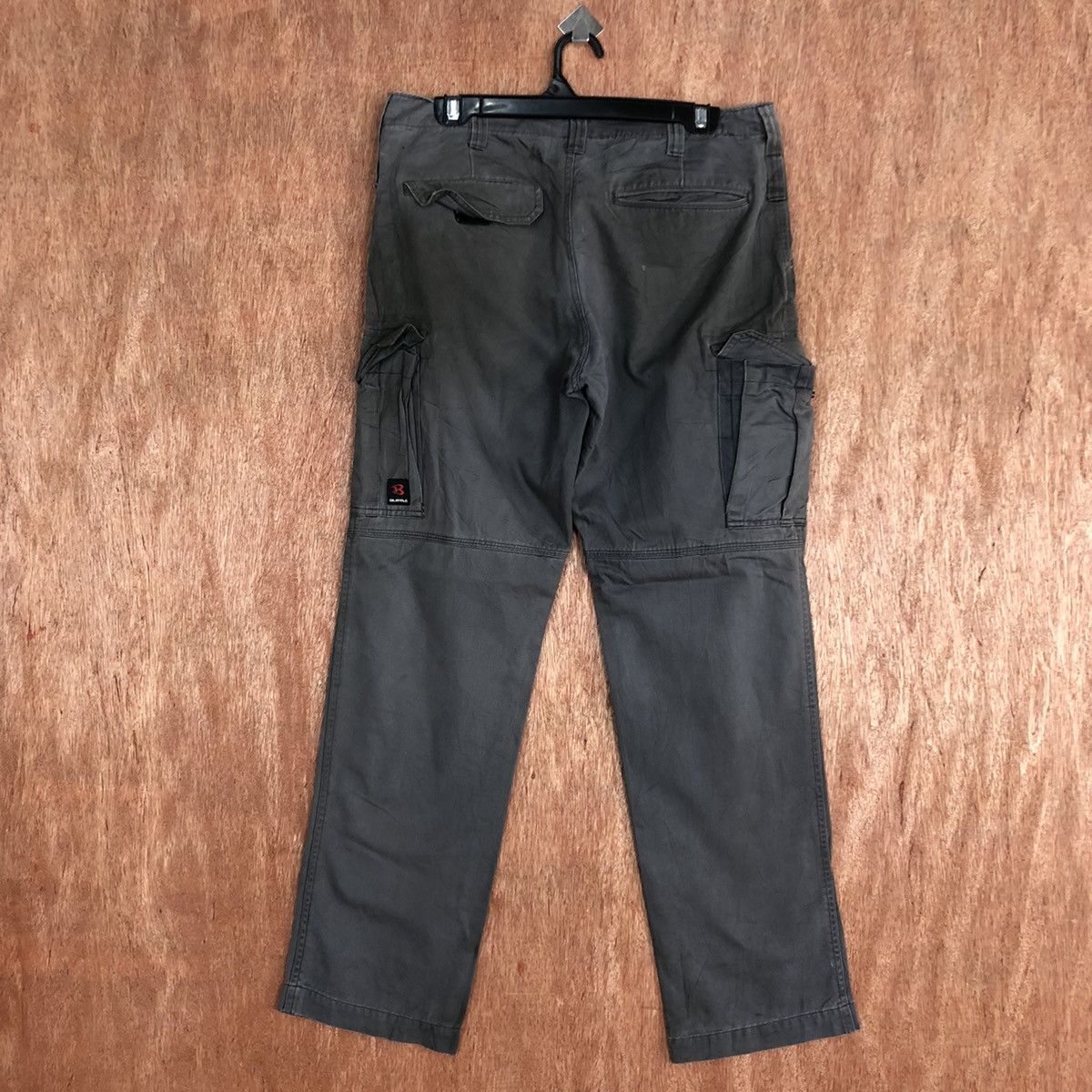 Japanese Brand DL Burtle Dark Grey Multipocket Cargo Pants #c708 Size US 30 / EU 46 - 8 Thumbnail