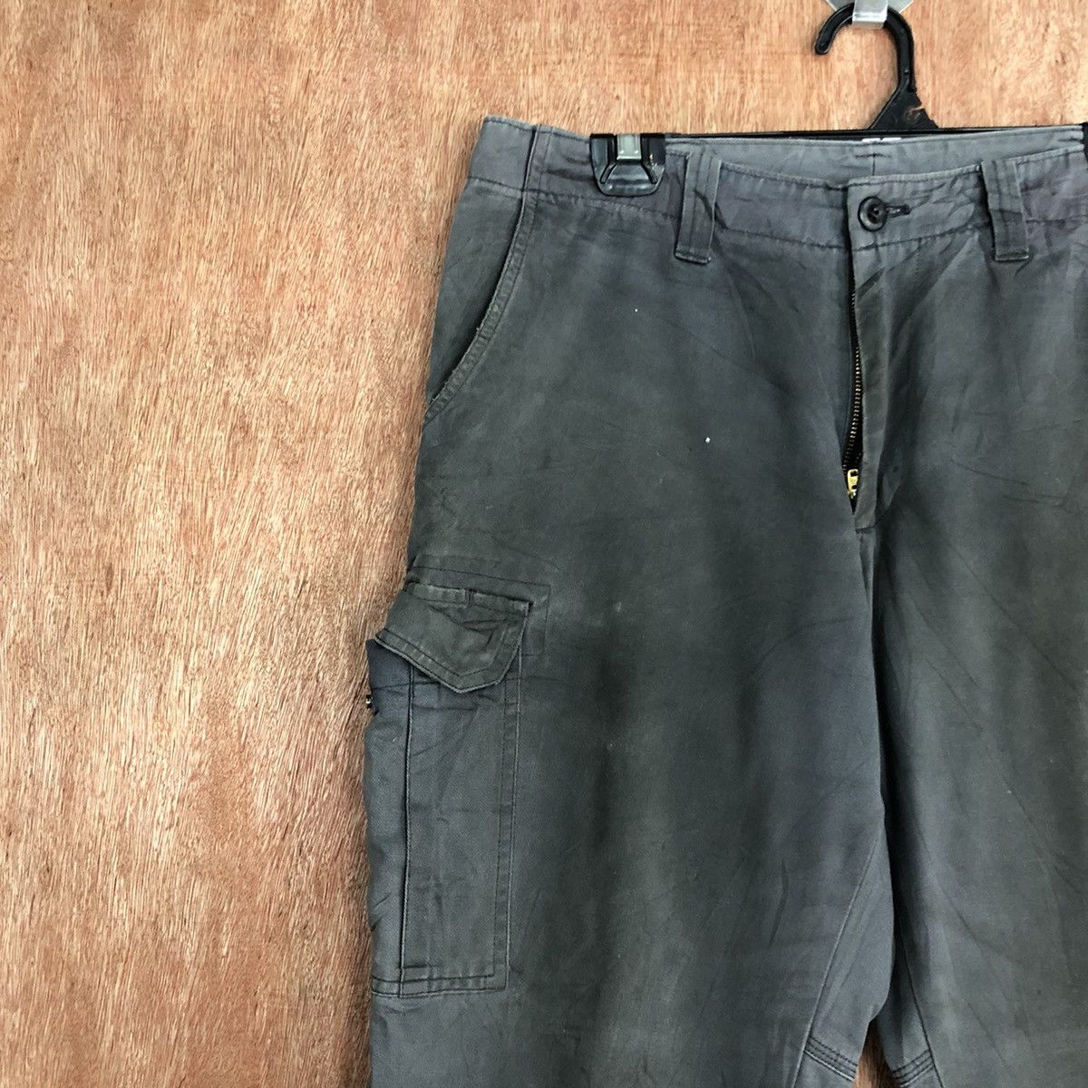 Japanese Brand DL Burtle Dark Grey Multipocket Cargo Pants #c708 Size US 30 / EU 46 - 5 Thumbnail