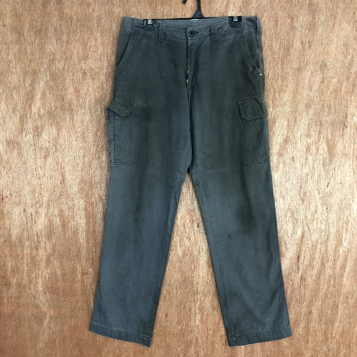 Japanese Brand DL Burtle Dark Grey Multipocket Cargo Pants #c708 Size US 30 / EU 46 - 1 Thumbnail