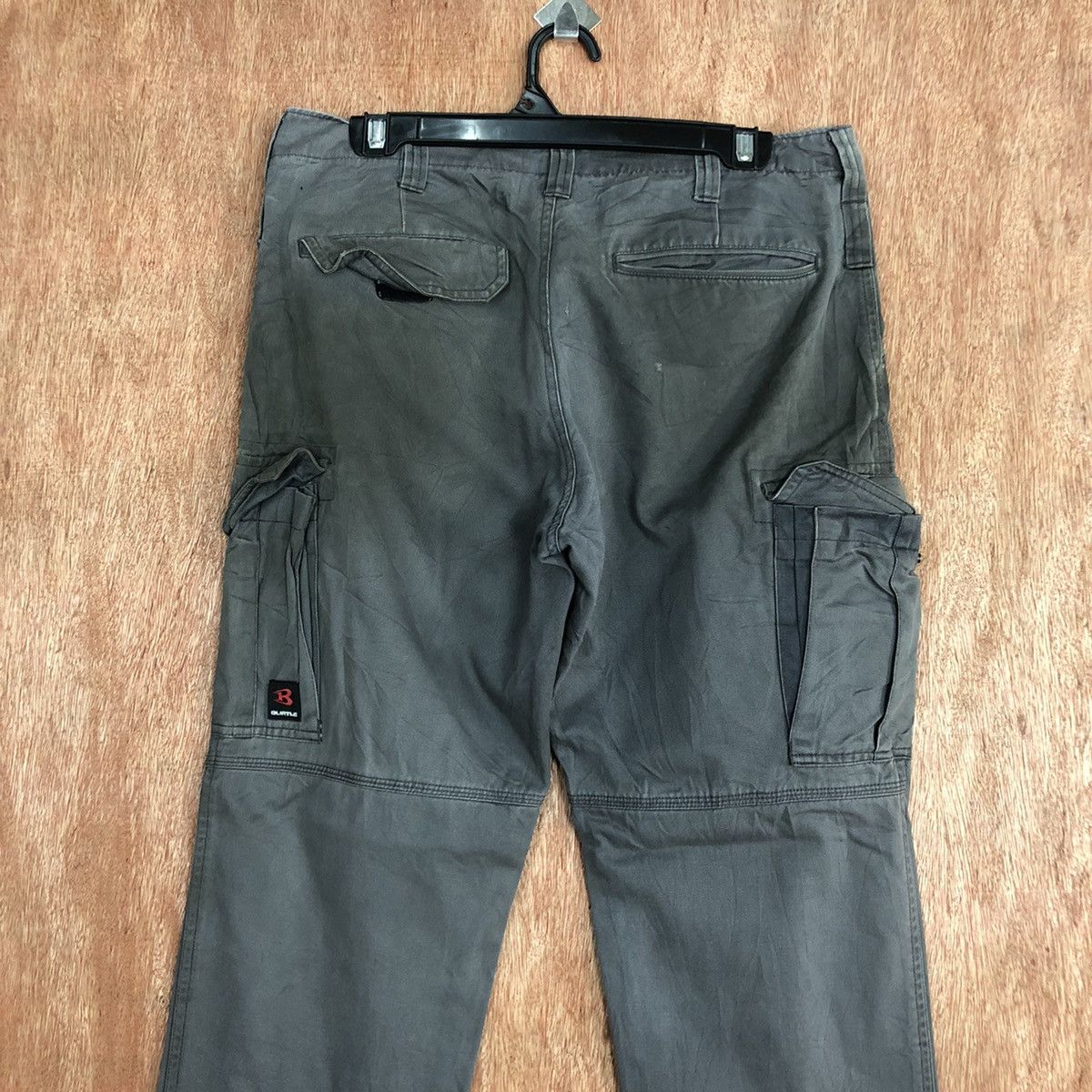 Japanese Brand DL Burtle Dark Grey Multipocket Cargo Pants #c708 Size US 30 / EU 46 - 9 Thumbnail