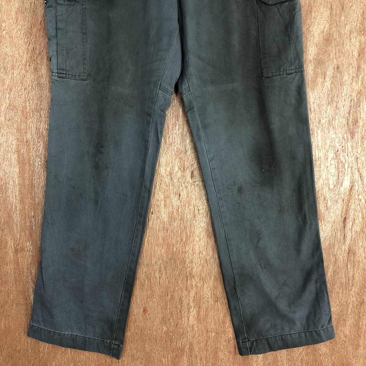 Japanese Brand DL Burtle Dark Grey Multipocket Cargo Pants #c708 Size US 30 / EU 46 - 3 Thumbnail