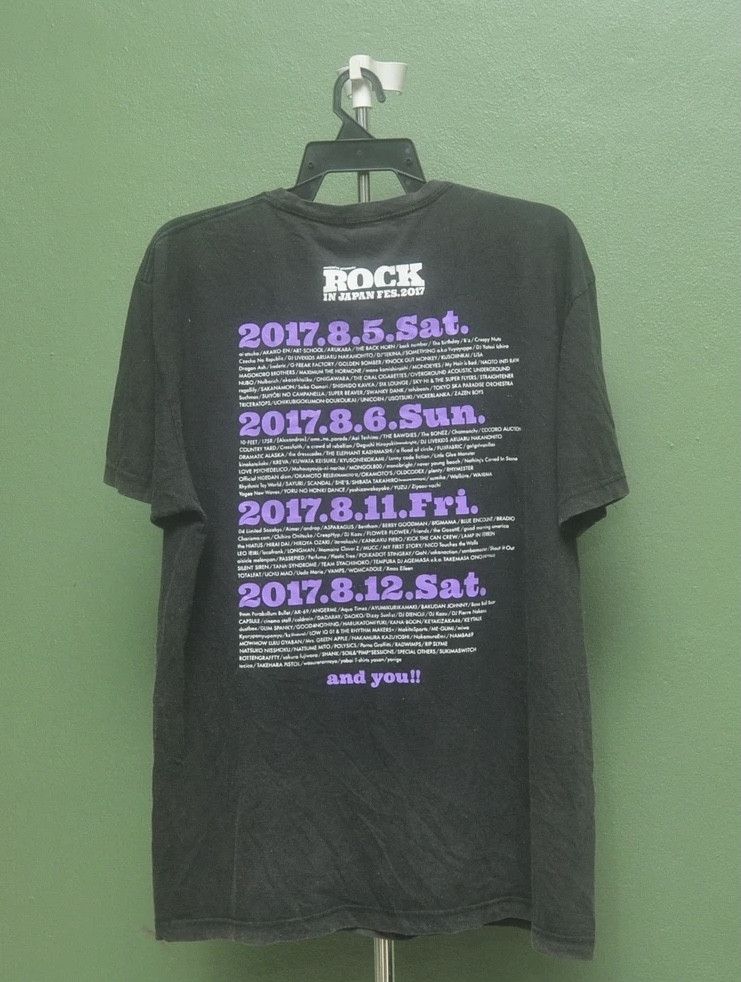 Band Tees × Vintage Vintage Rock In Japan 2017 Streetwear Fashion Style Size US L / EU 52-54 / 3 - 2 Thumbnail