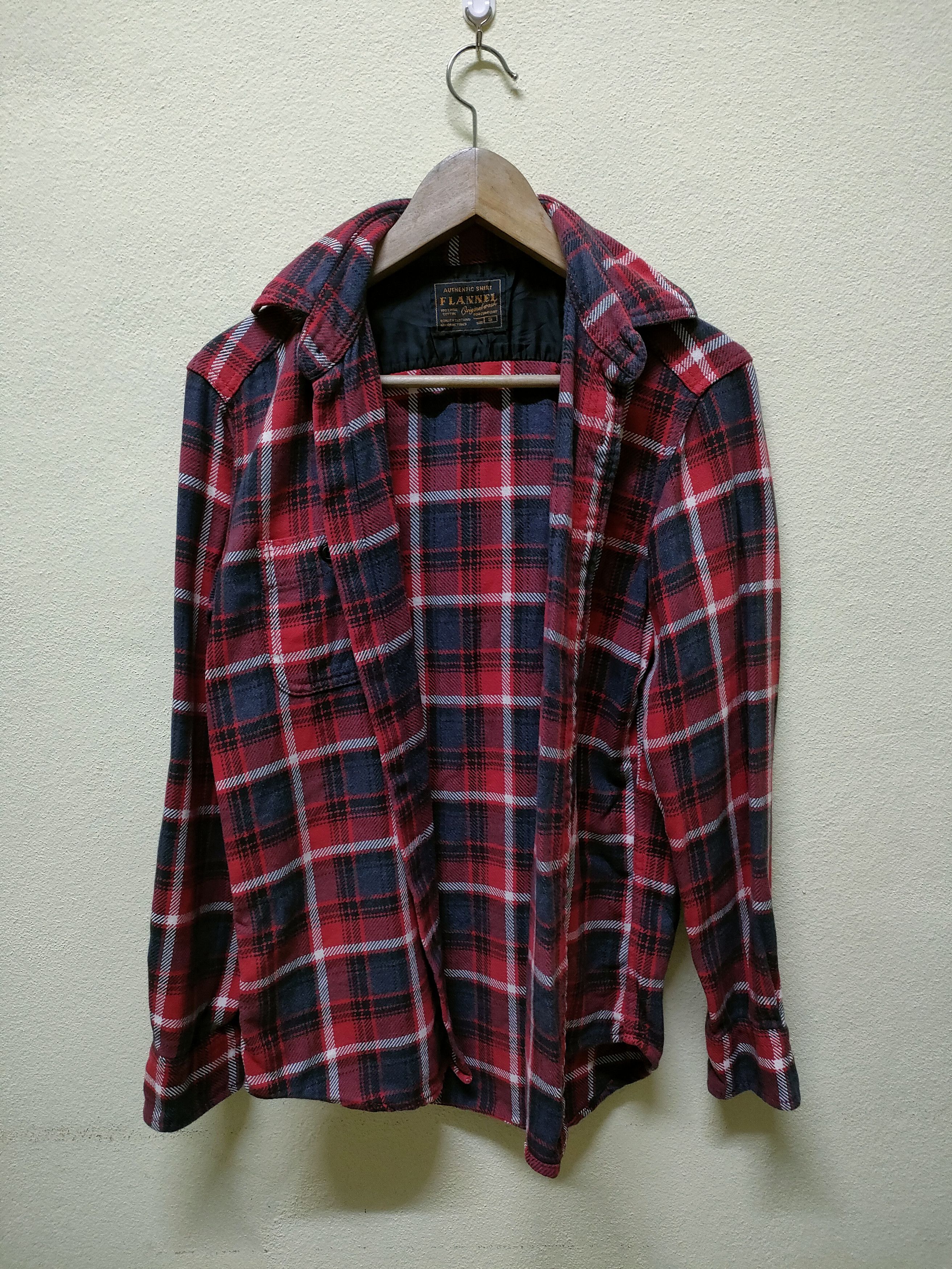 Flannel × Uniqlo × Vintage 💥 Best Offer 💥 Flannel Double Pocket Size US S / EU 44-46 / 1 - 6 Thumbnail