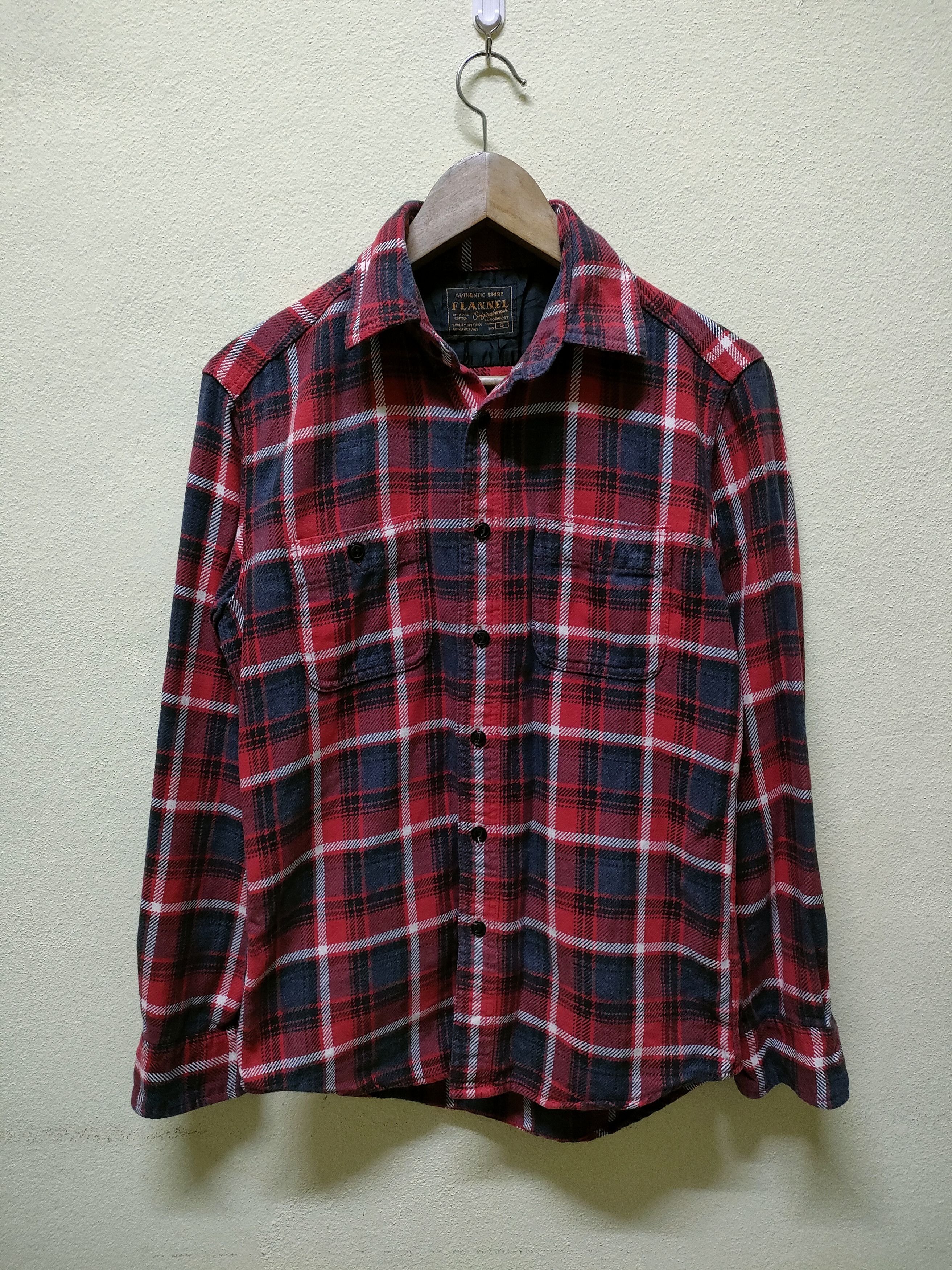 Flannel × Uniqlo × Vintage 💥 Best Offer 💥 Flannel Double Pocket Size US S / EU 44-46 / 1 - 1 Thumbnail