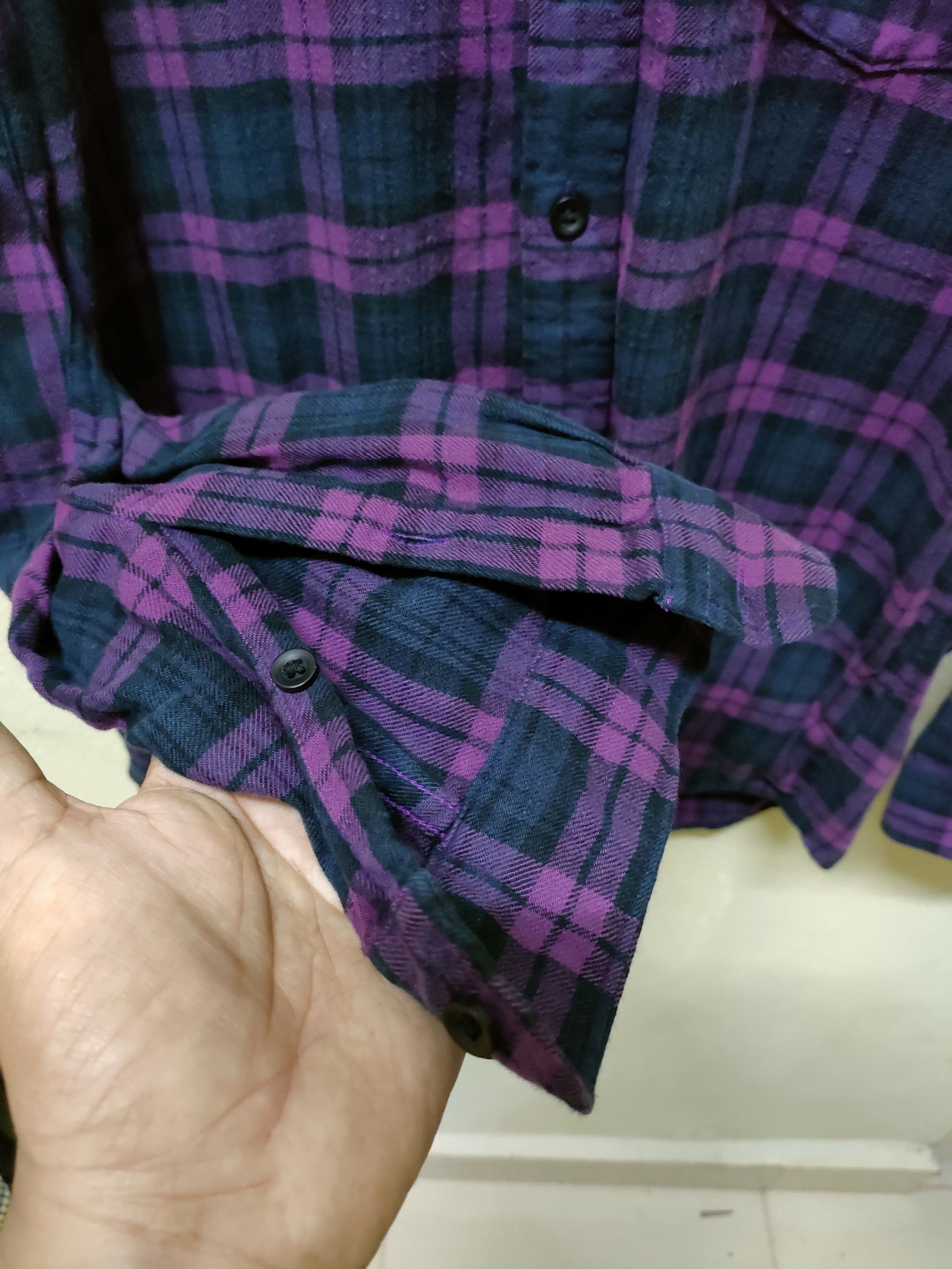 Flannel × Uniqlo × Vintage 💥Best Offer💥Vintage Uniqlo Flannel Size US XL / EU 56 / 4 - 5 Thumbnail