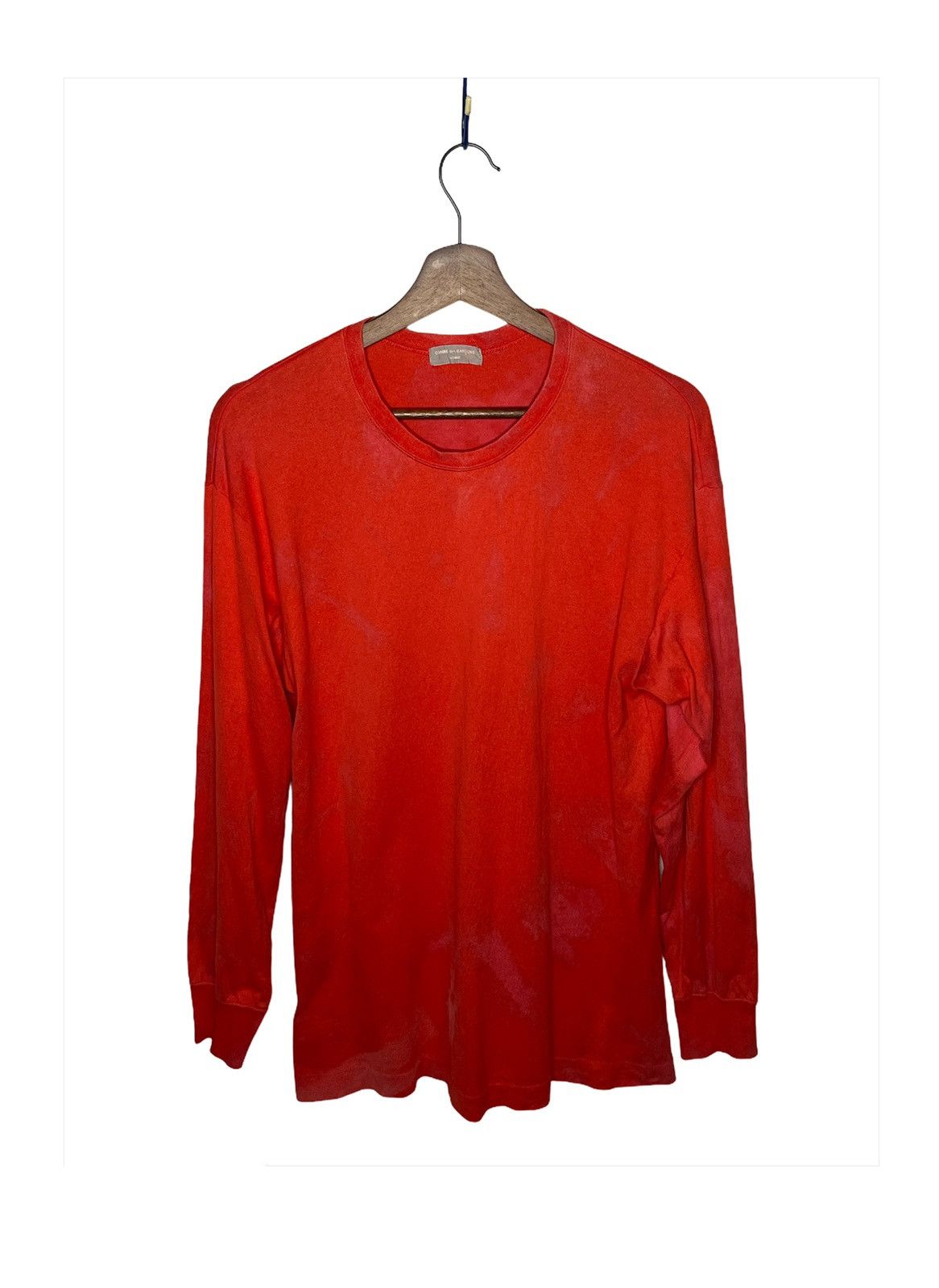 image of Cdg Cdg Cdg x Comme Des Garcons Ad 1990 Comme Des Garçons Homme Red Long Sleeve, Men's (Size Medium