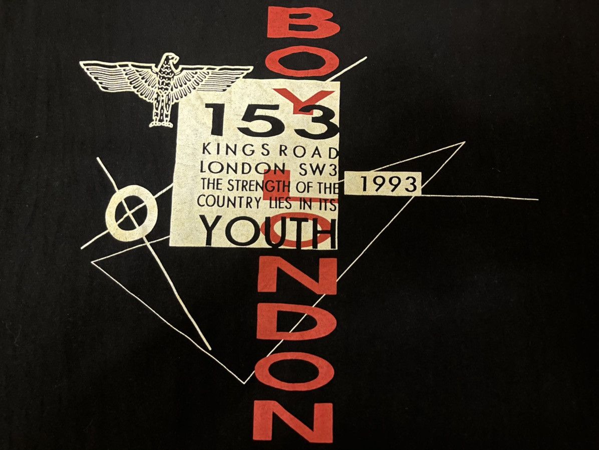 Boy London × Vintage 💥RARE💥 Vintage Boy London 153 Kings Road Stephane Raynor Tee Size US L / EU 52-54 / 3 - 3 Thumbnail