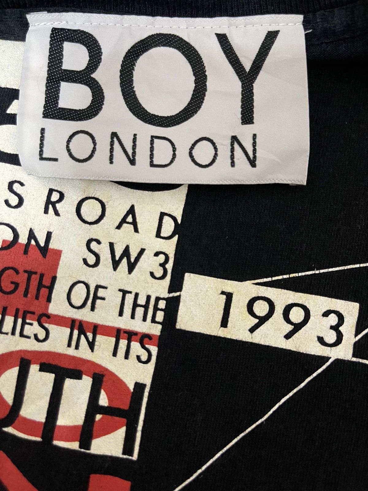 Boy London × Vintage 💥RARE💥 Vintage Boy London 153 Kings Road Stephane Raynor Tee Size US L / EU 52-54 / 3 - 4 Thumbnail