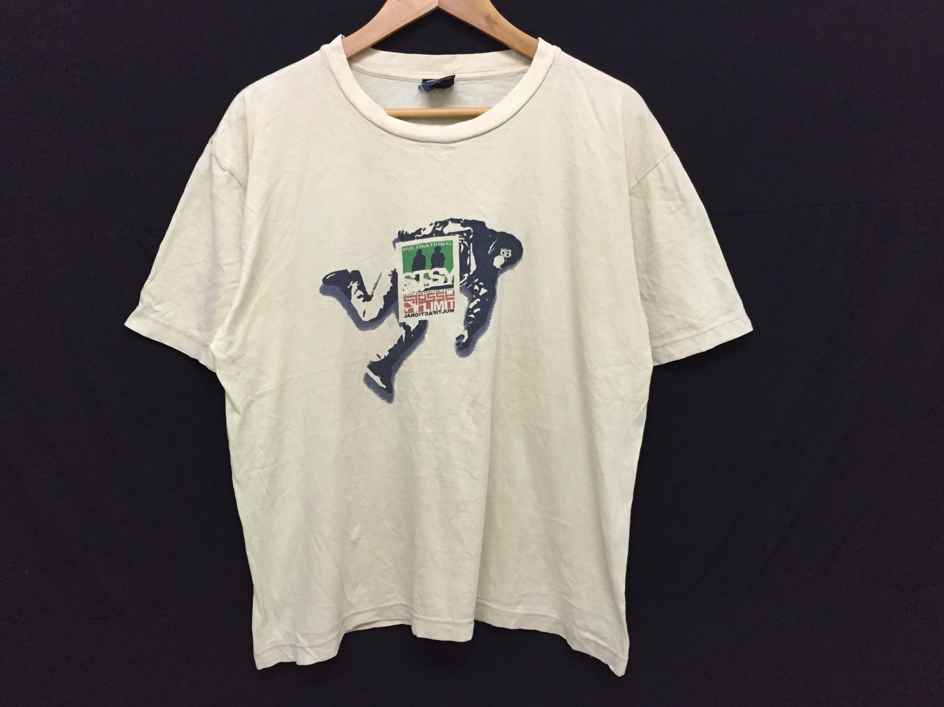 Stussy 1998 STUSSY Limit Astronaut tee Made in USA Size US M / EU 48-50 / 2 - 2 Thumbnail