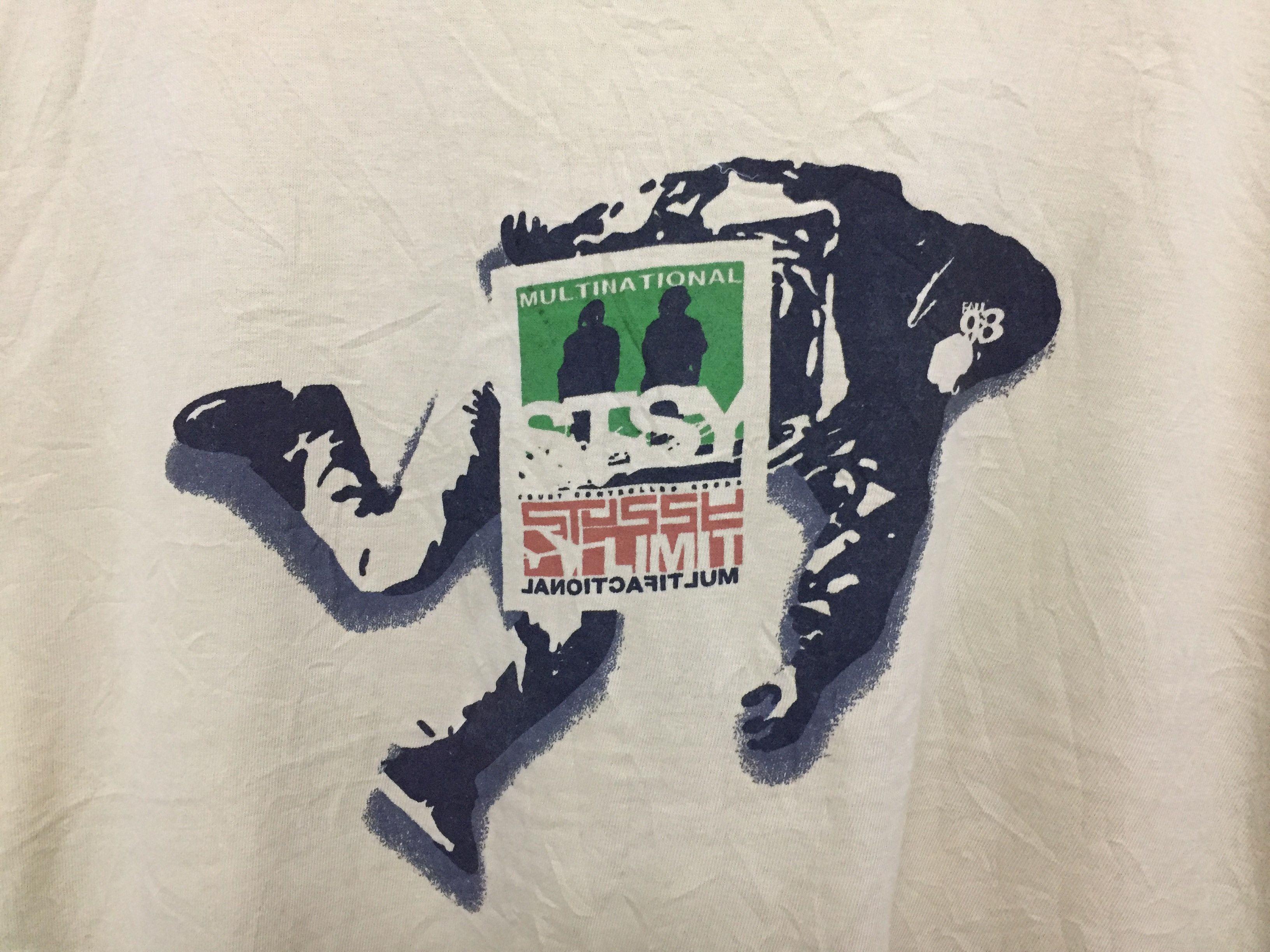 Stussy 1998 STUSSY Limit Astronaut tee Made in USA Size US M / EU 48-50 / 2 - 3 Thumbnail