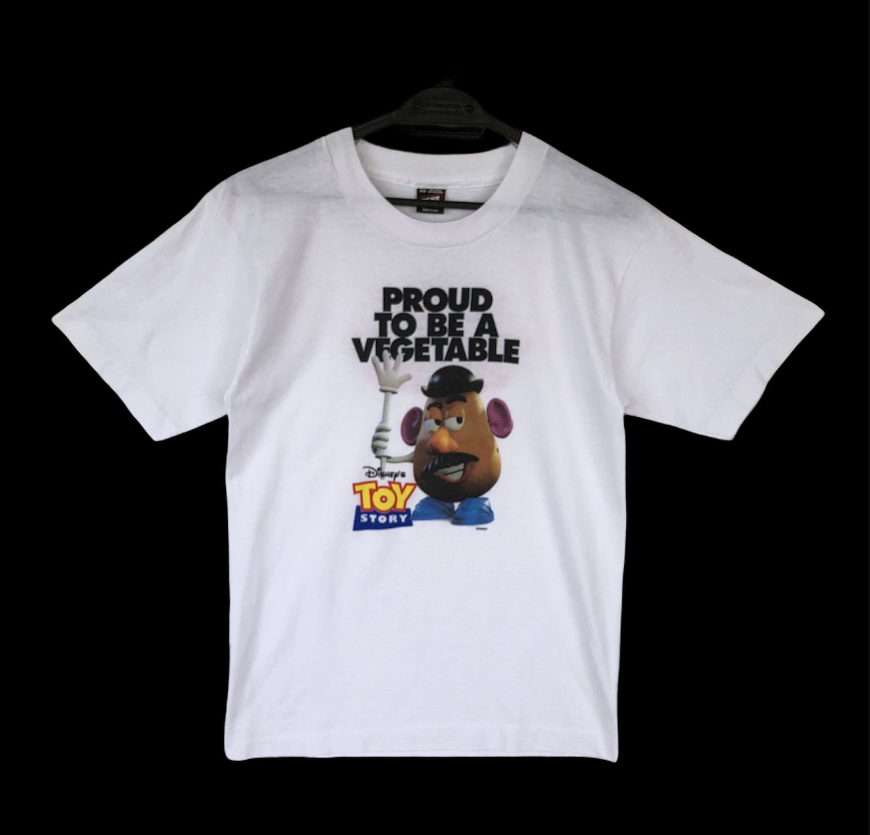 image of Cartoon Network x Disney Vintage 90’S Toy Story Mr. Potato Head Tee in White, Men's (Size Small)