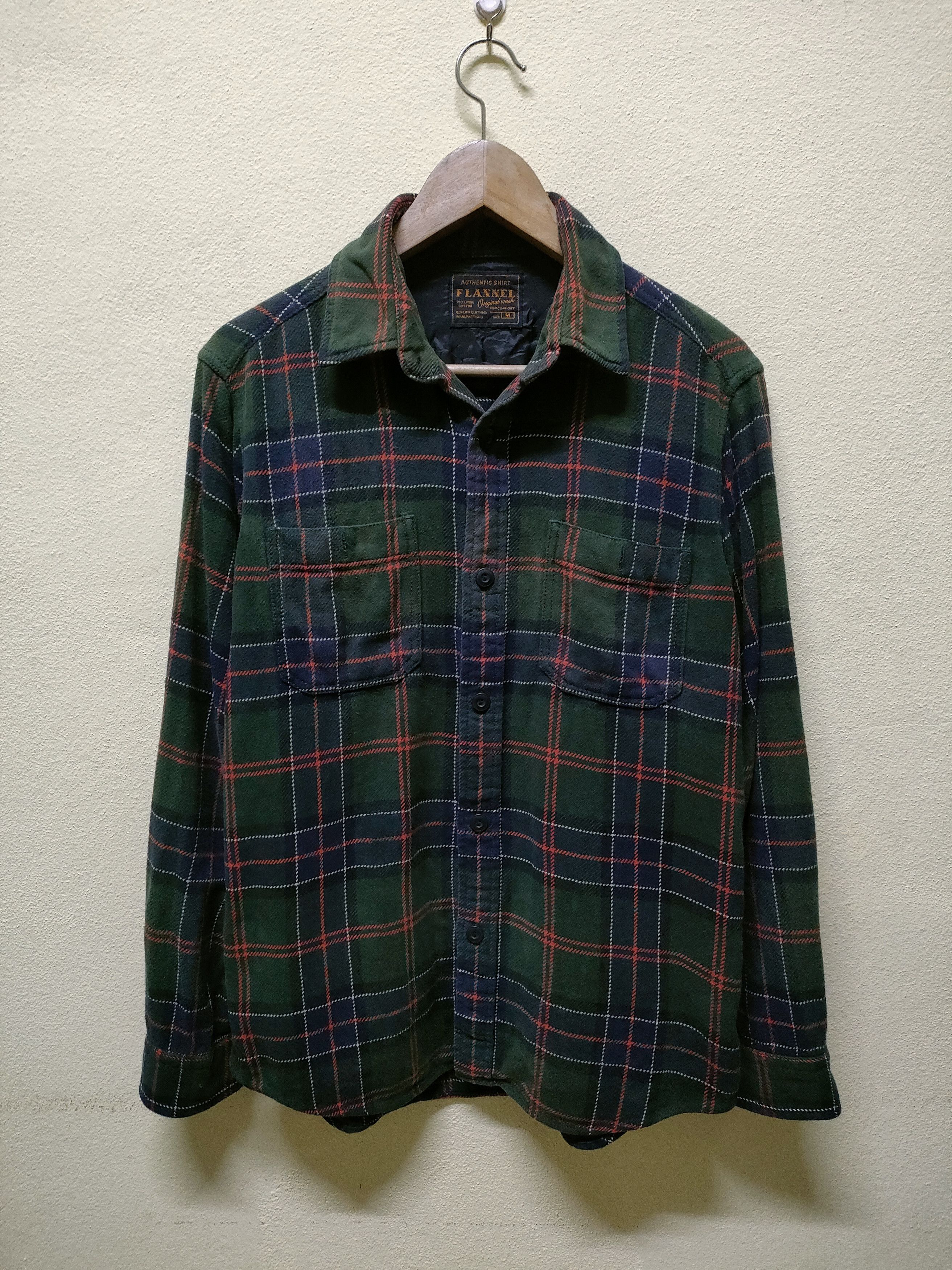 Flannel × Uniqlo × Vintage 🔥Steal🔥Flannel Double Pocket Size US M / EU 48-50 / 2 - 1 Thumbnail
