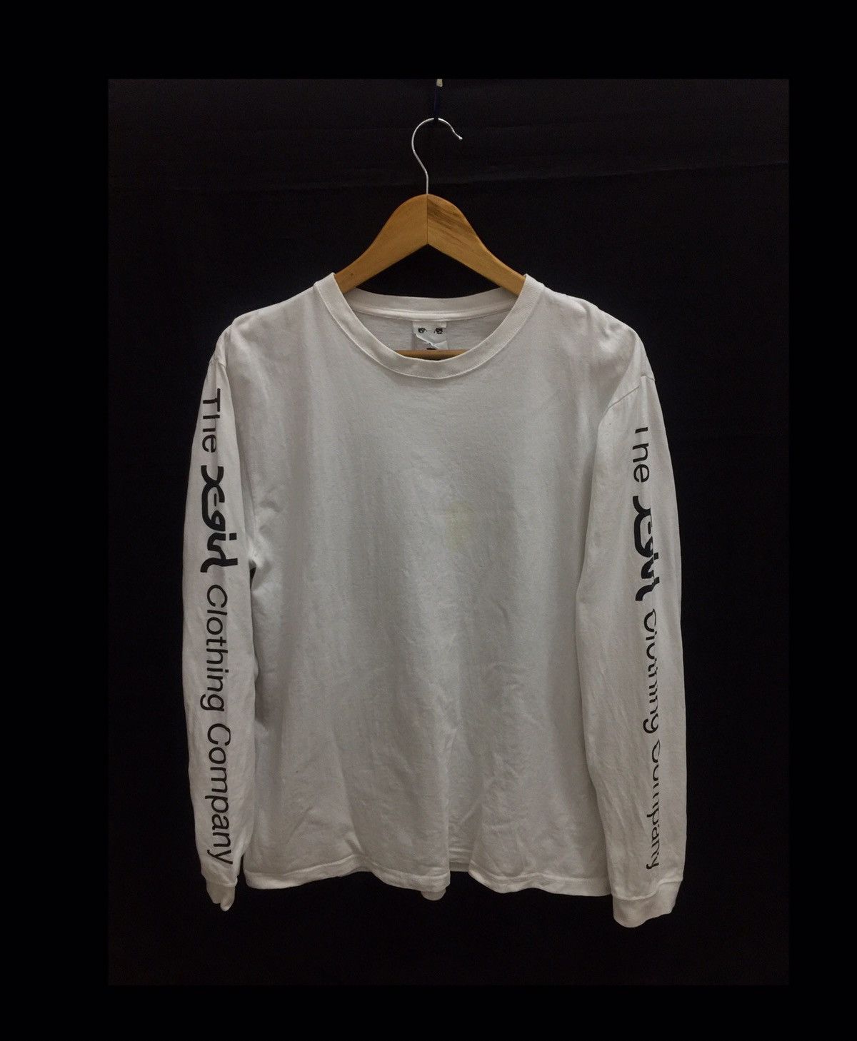 image of Girl Skateboards The X-Girl Clothing Company in White, Men's (Size Medium)