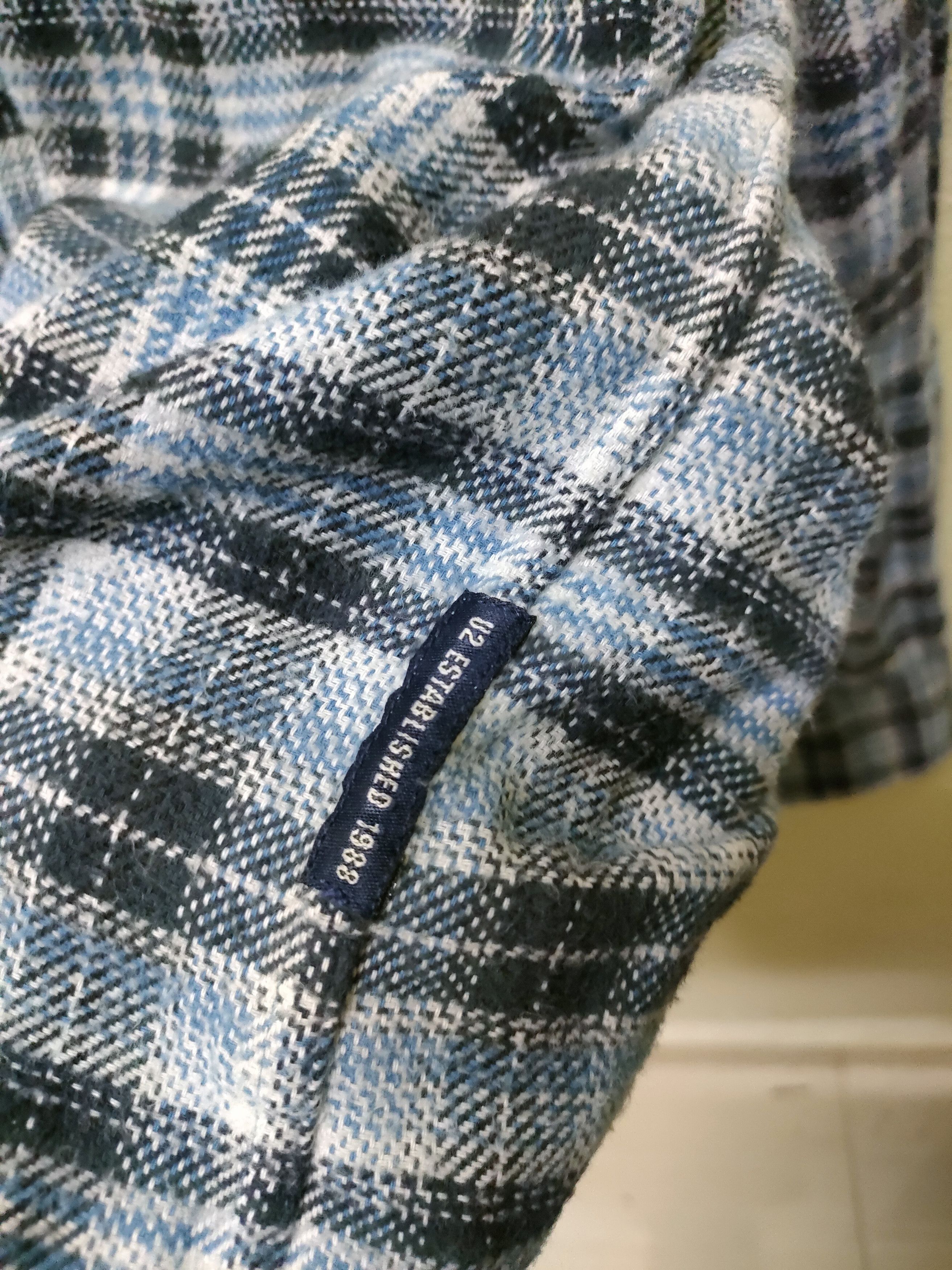 Flannel × Vintage 💥 Best Offer 💥 U2 Flannel Double Pocket Size US XL / EU 56 / 4 - 6 Thumbnail