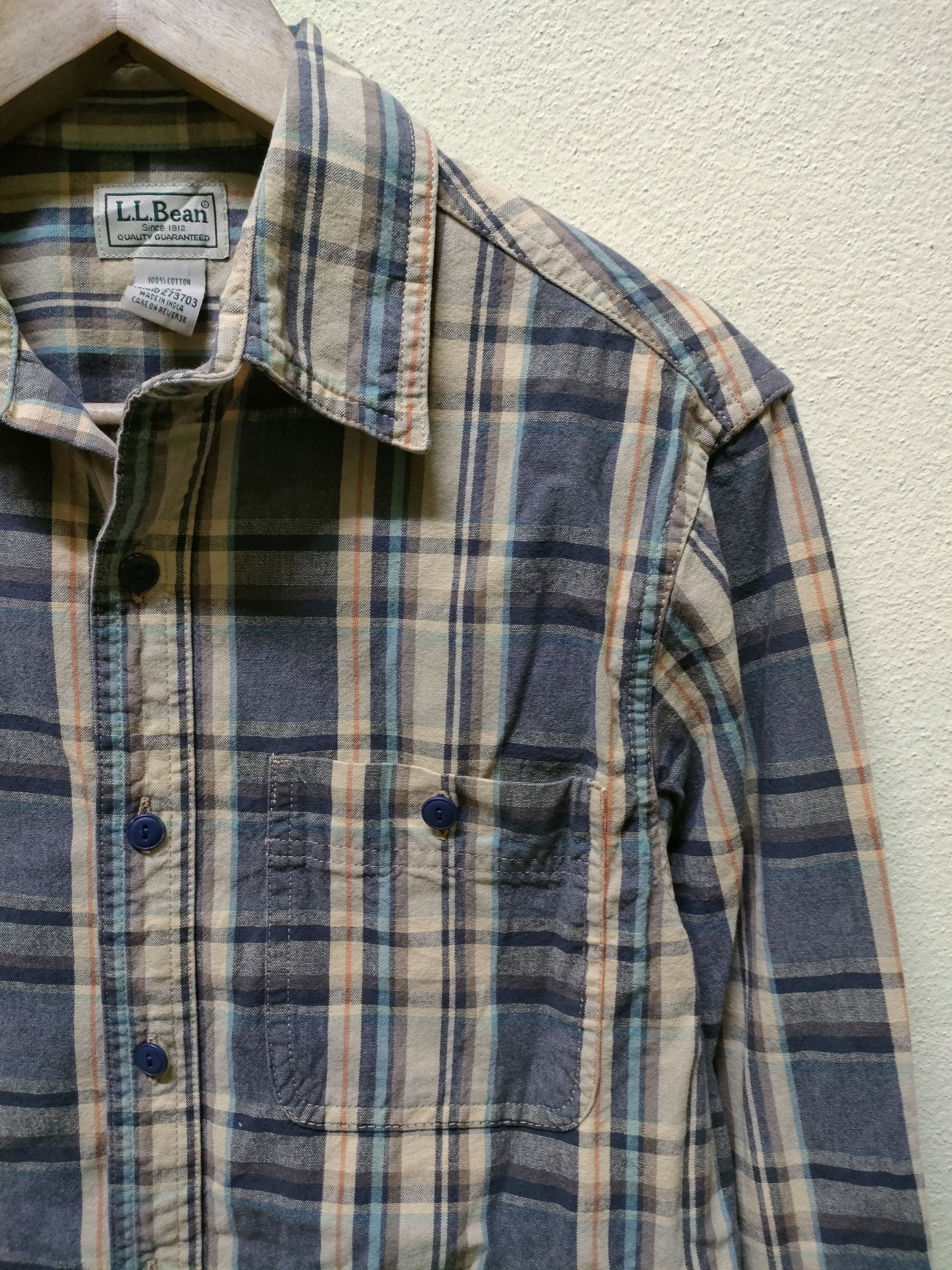 Flannel × L.L. Bean × Vintage 💥 Best Offer 💥 Vintage L.L. Bean Flannel Size US S / EU 44-46 / 1 - 4 Thumbnail