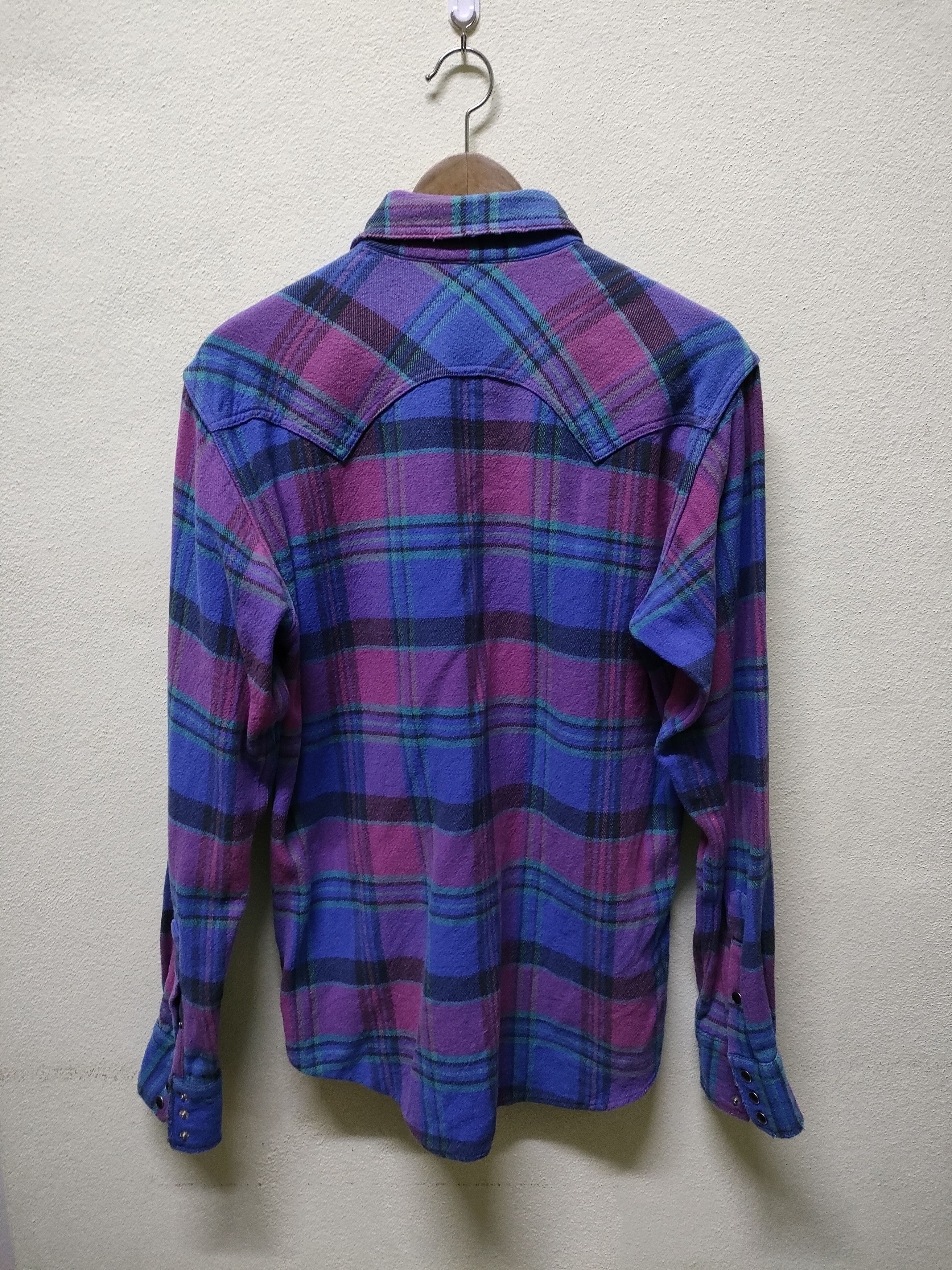 Flannel × Japanese Brand × Takeo Kikuchi Takeo Kikuchi Distressed Snap Button Size US M / EU 48-50 / 2 - 4 Thumbnail