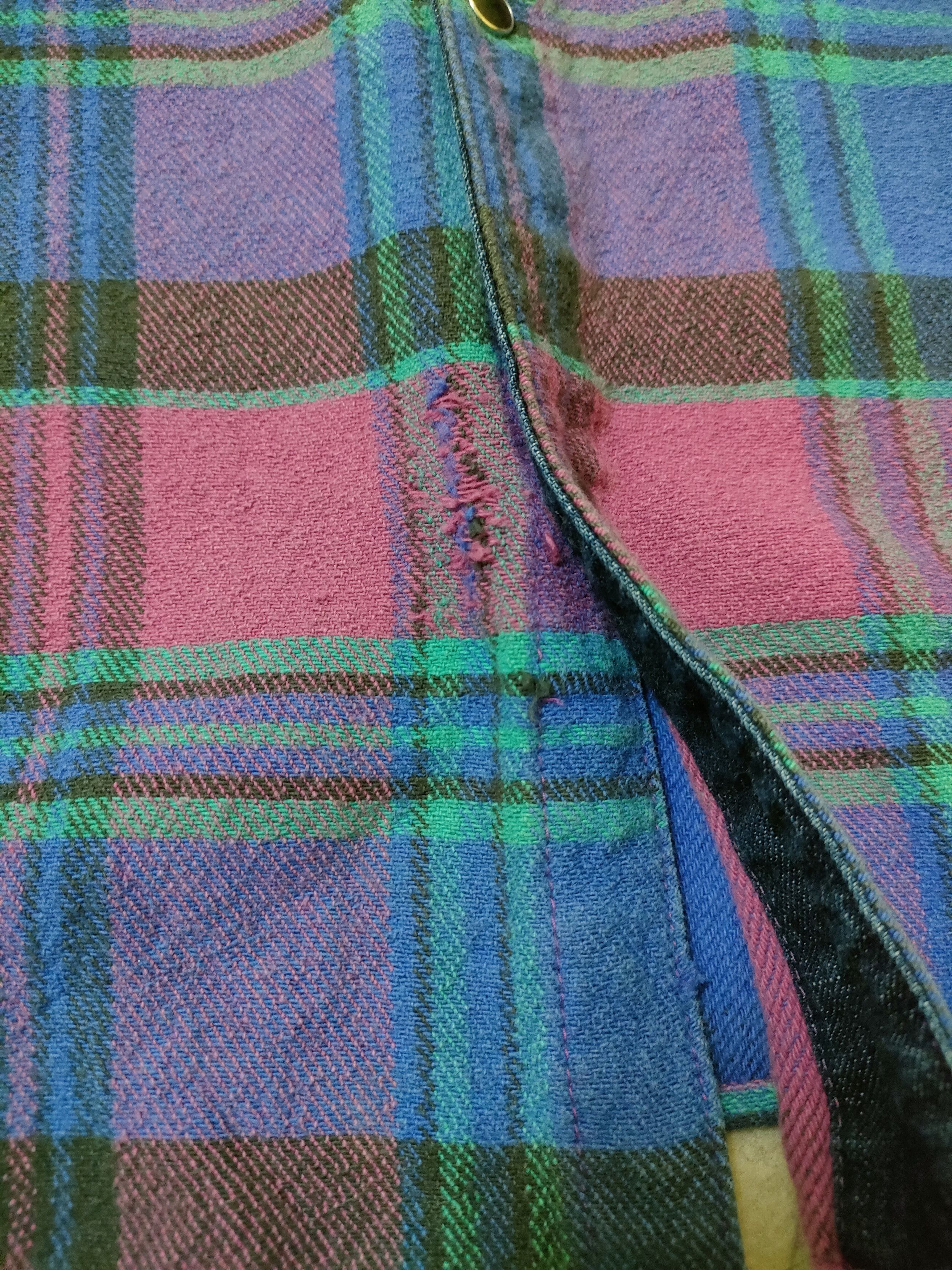 Flannel × Japanese Brand × Takeo Kikuchi Takeo Kikuchi Distressed Snap Button Size US M / EU 48-50 / 2 - 9 Thumbnail