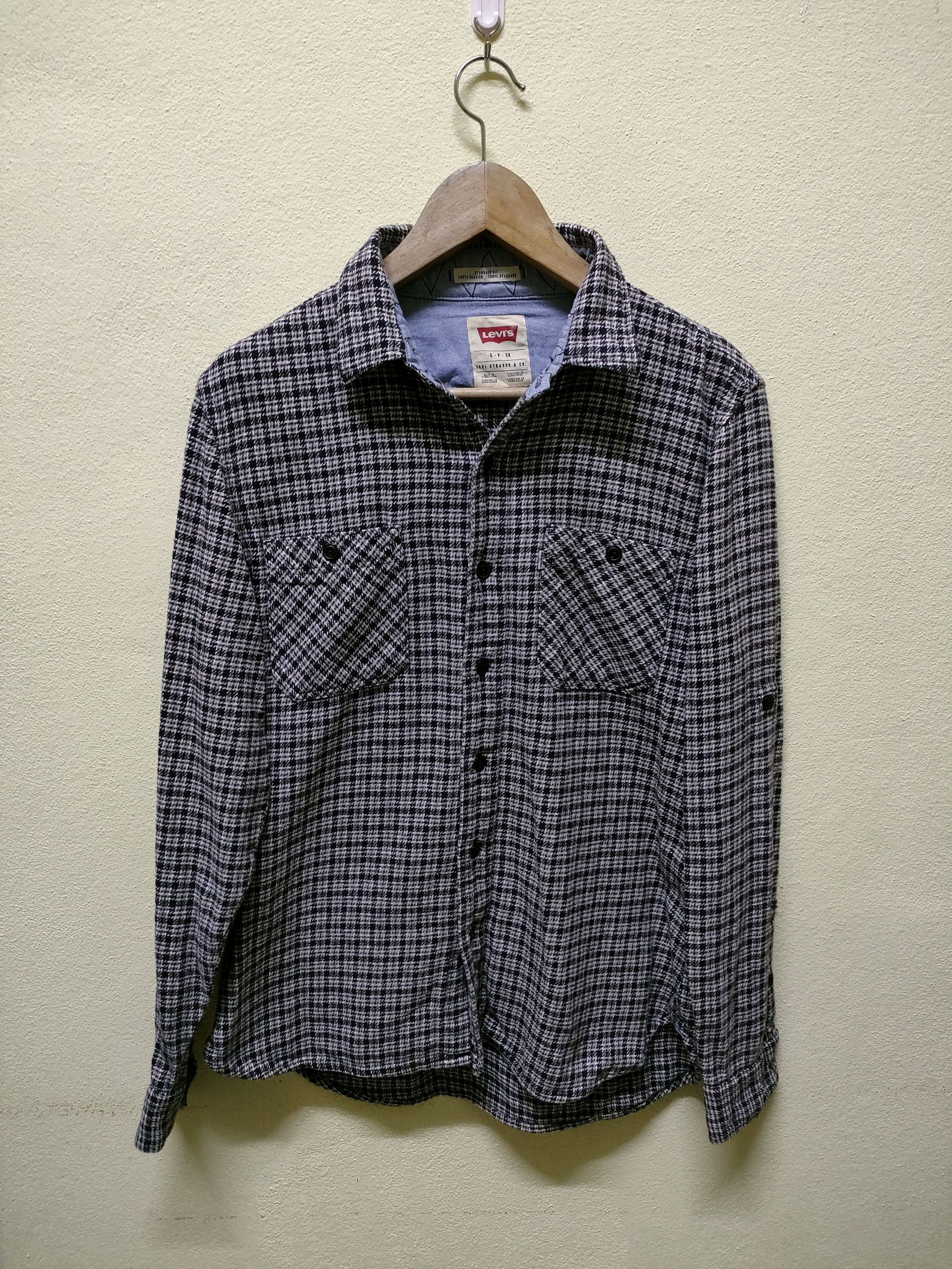 Flannel × Levi's × Levi's Vintage Clothing 💥 Best Offer 💥 Levi's Flannel Double Pocket Size US S / EU 44-46 / 1 - 1 Thumbnail