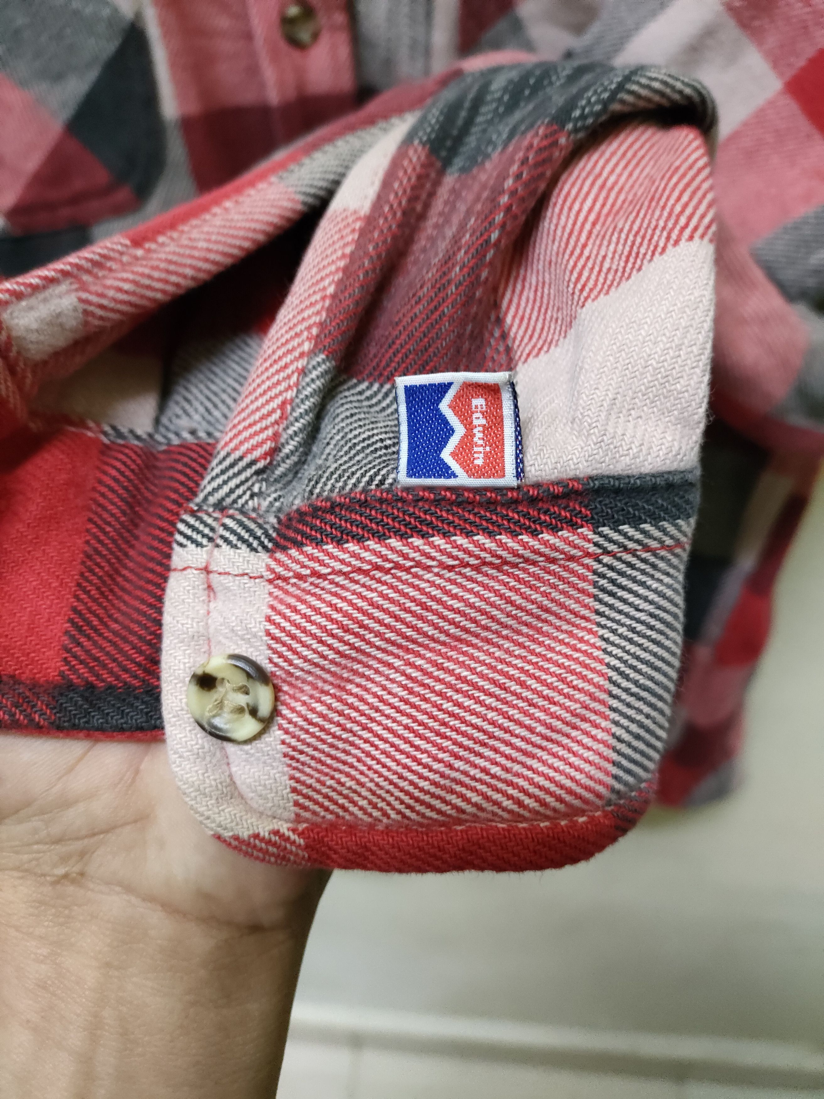 Edwin × Flannel × Vintage Edwin Outdoor Clothing Flannel Size US L / EU 52-54 / 3 - 3 Thumbnail