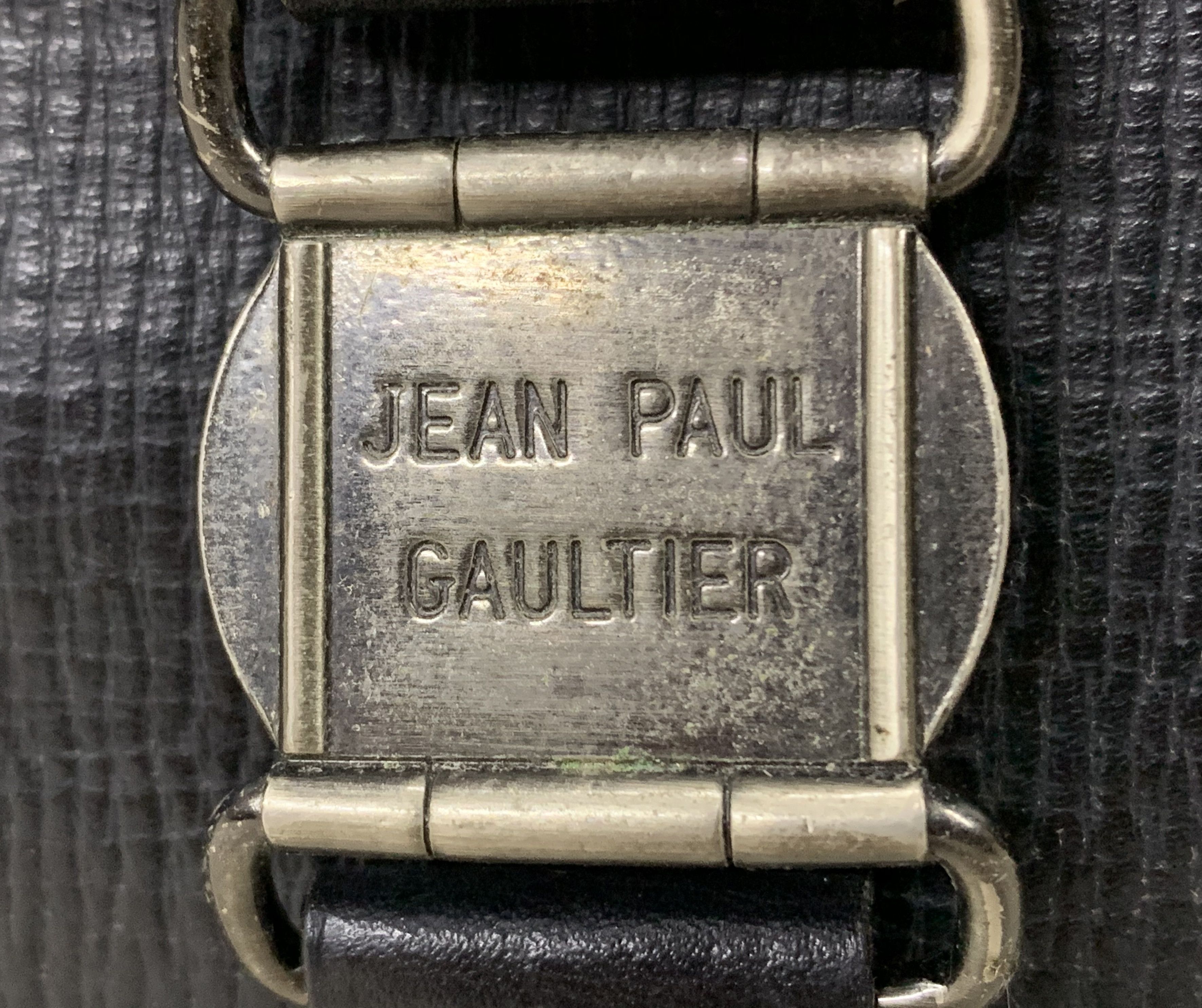 Designer × Gaultier Homme Objet × Jean Paul Gaultier Jean Paul Gaultier authentic black leather backpack bag Size ONE SIZE - 8 Thumbnail