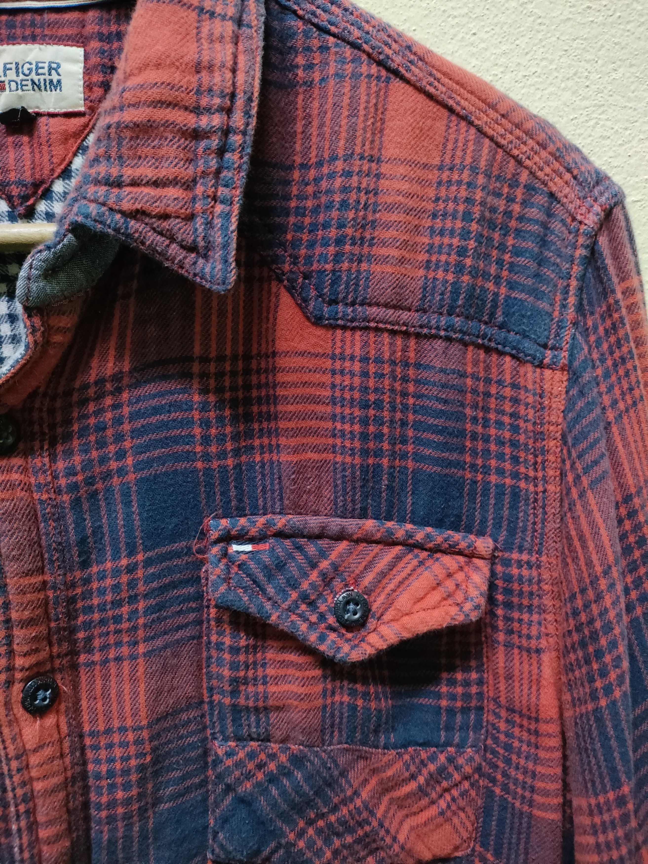 Flannel × Tommy Hilfiger Hilfiger Denim Flannel Double Pocket Size US L / EU 52-54 / 3 - 10 Thumbnail