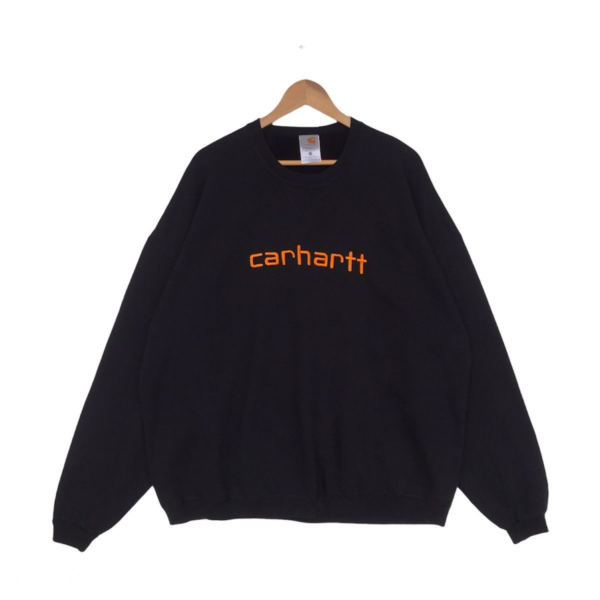 Carhartt Carhartt Baggy Logo Embroidered crewneck sweatshirt jumper Size US XL / EU 56 / 4 - 2 Thumbnail