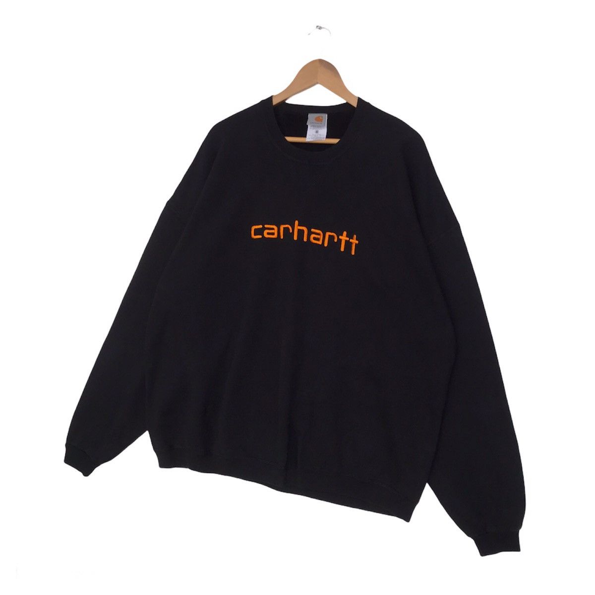 Carhartt Carhartt Baggy Logo Embroidered crewneck sweatshirt jumper Size US XL / EU 56 / 4 - 1 Thumbnail