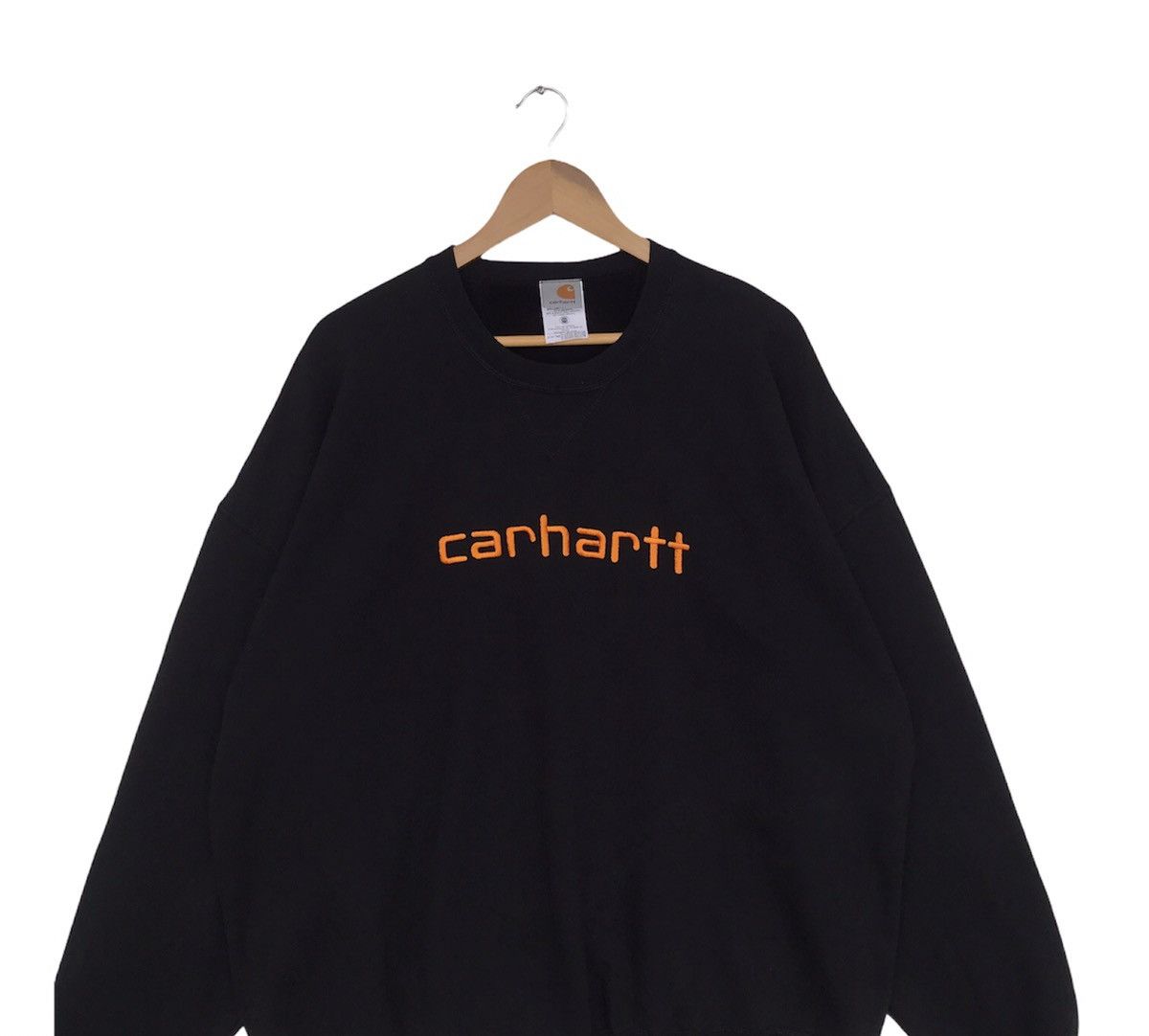 Carhartt Carhartt Baggy Logo Embroidered crewneck sweatshirt jumper Size US XL / EU 56 / 4 - 4 Thumbnail