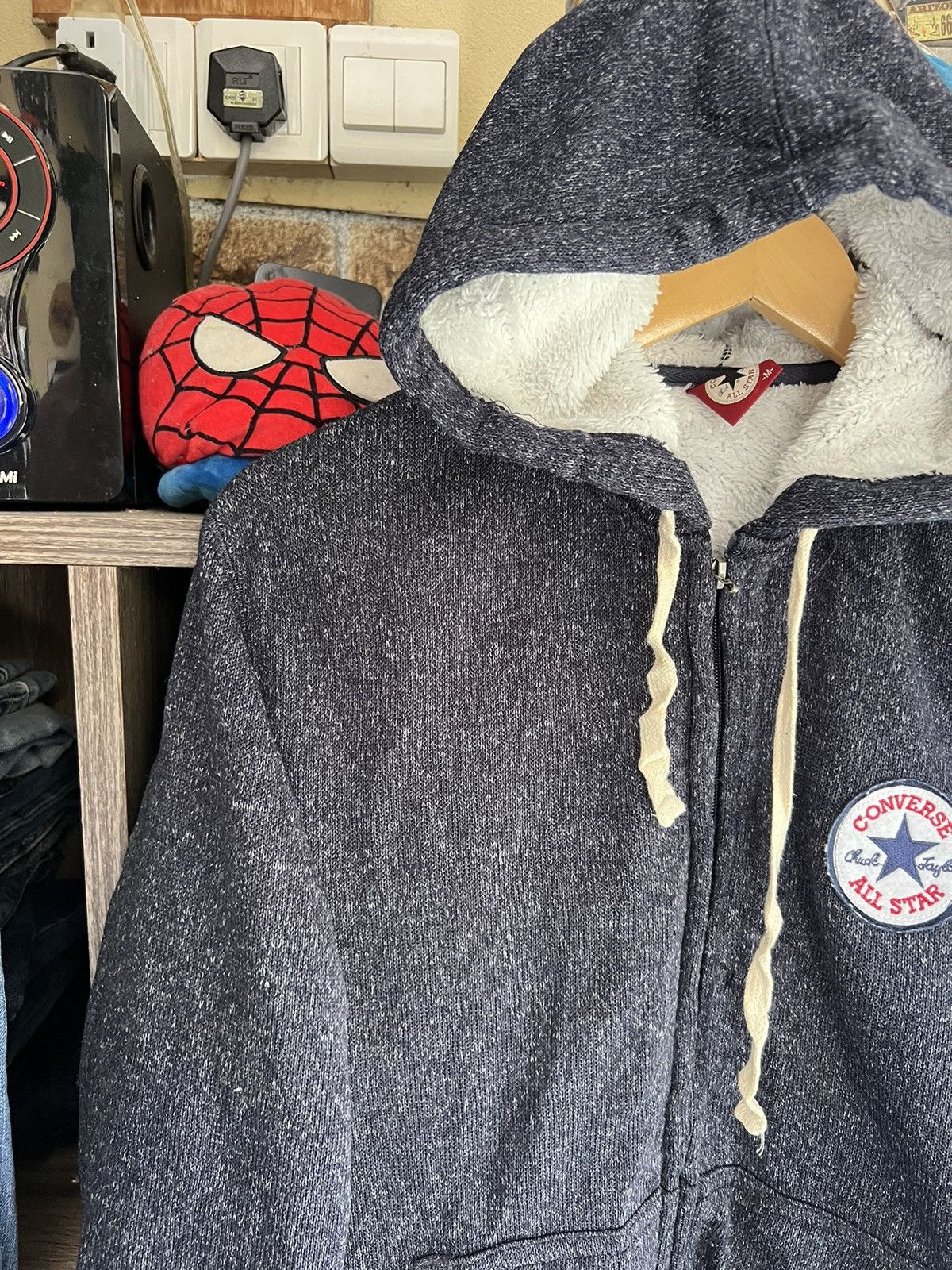 Converse 🔥Converse All Star Faux Fur Zipper Hoodie Size US S / EU 44-46 / 1 - 4 Thumbnail
