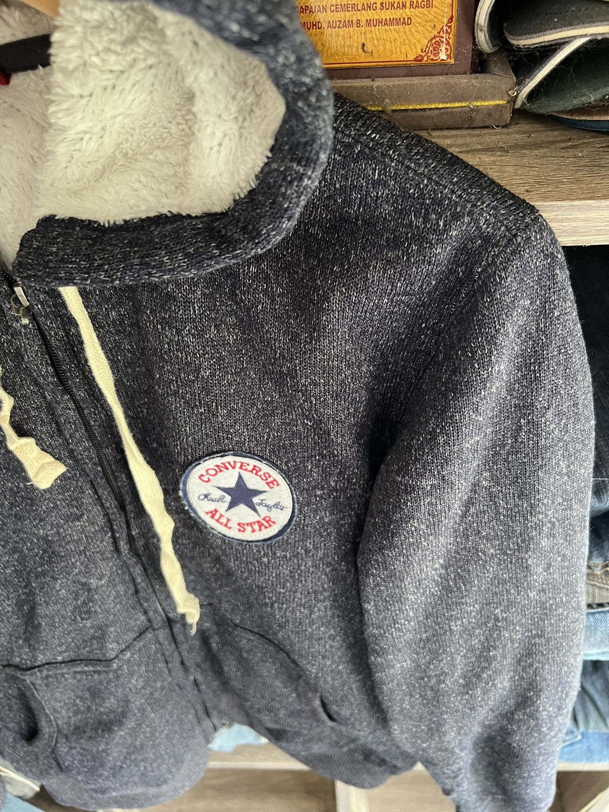 Converse 🔥Converse All Star Faux Fur Zipper Hoodie Size US S / EU 44-46 / 1 - 8 Thumbnail