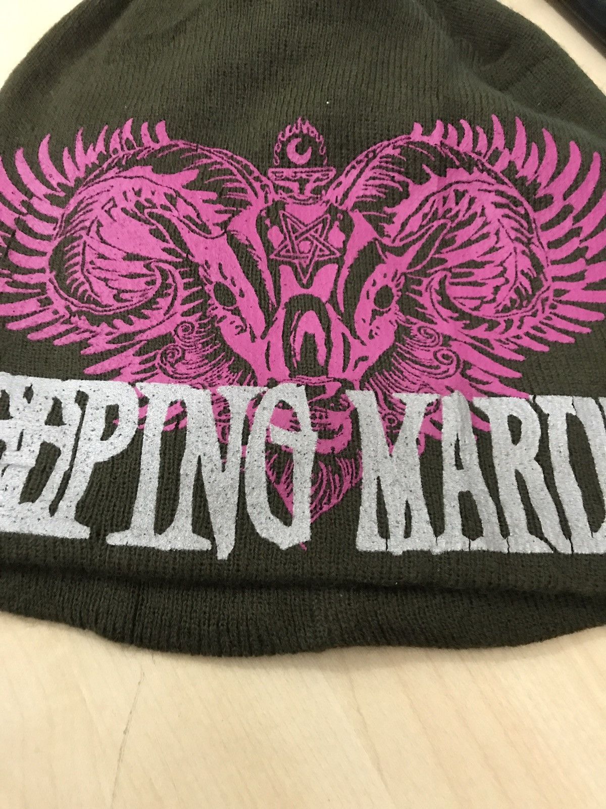 Japanese Brand Sleeping Marder beanie nice design Size ONE SIZE - 3 Thumbnail