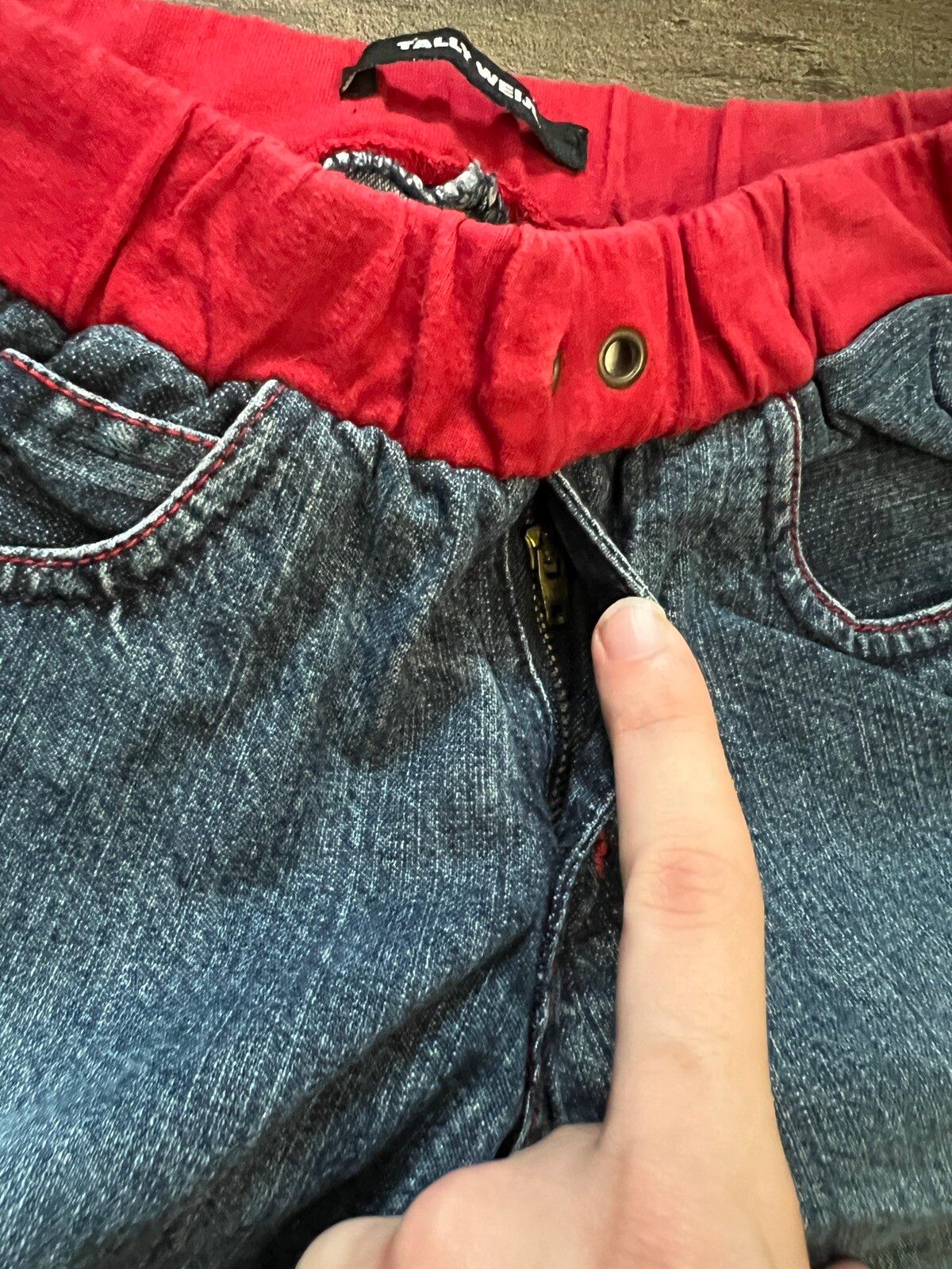 Vintage Y2K Jeans Denim Pants balenciaga jpg gaultier margiela junya Size 23" - 4 Thumbnail