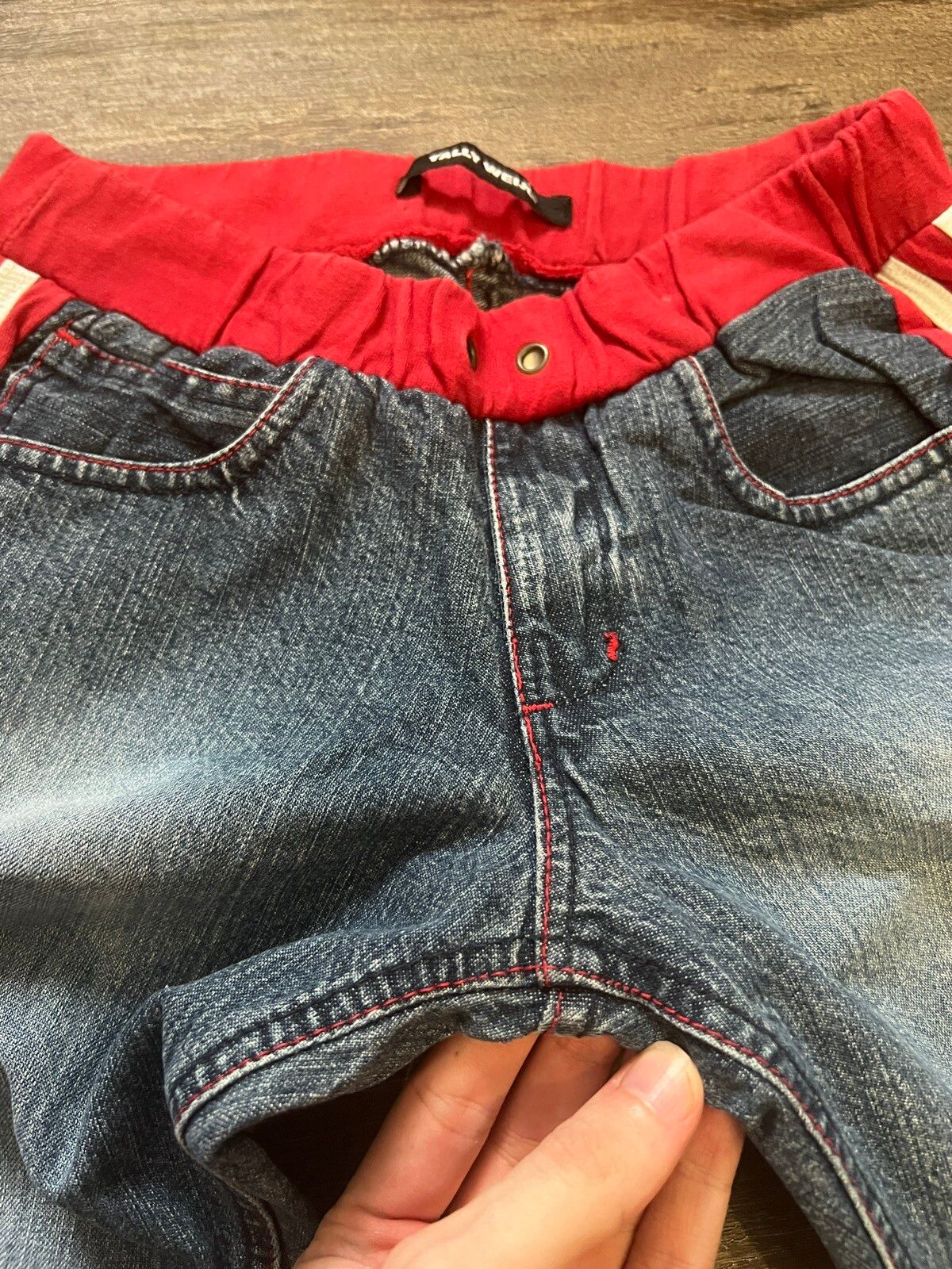 Vintage Y2K Jeans Denim Pants balenciaga jpg gaultier margiela junya Size 23" - 3 Thumbnail