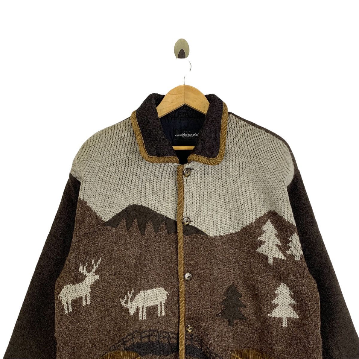 Habitat × Vintage Vintage ALNALDO BASSINI Italy Habitat Design Knitwear Jacket Size US M / EU 48-50 / 2 - 5 Thumbnail