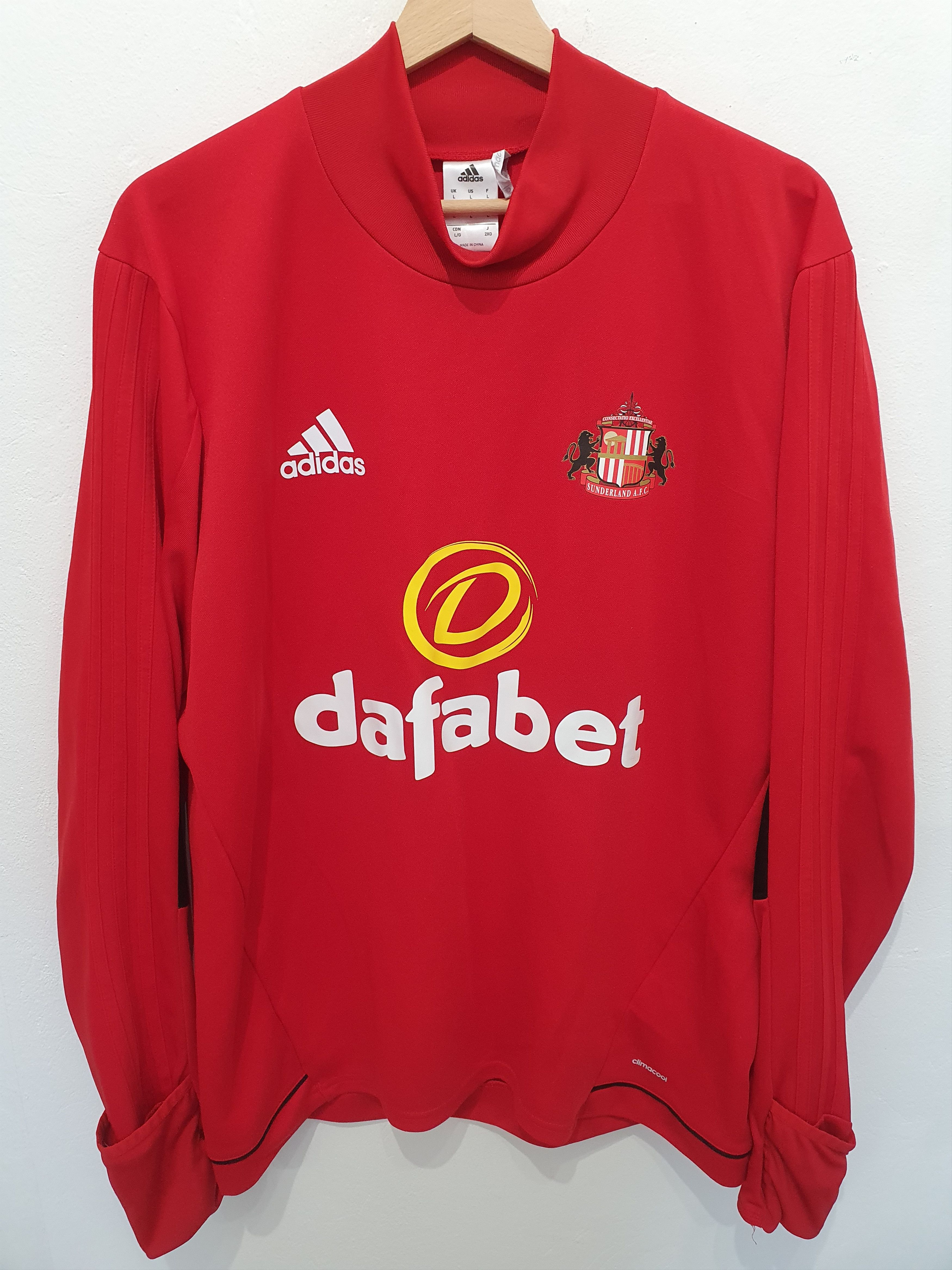 ADIDAS SUNDERLAND A.F.C SIZE L TRAINING FOOTBALL