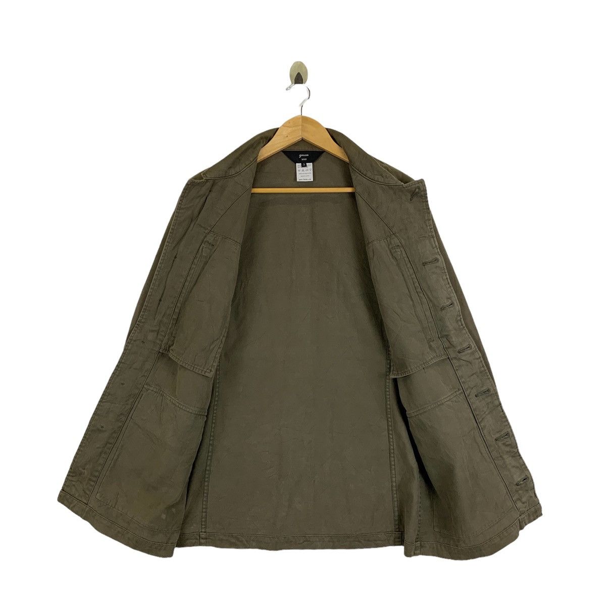 Japanese Brand × Vintage Vintage GREEN MAN Japanese Brand Parka Long Jacket Size US S / EU 44-46 / 1 - 3 Thumbnail