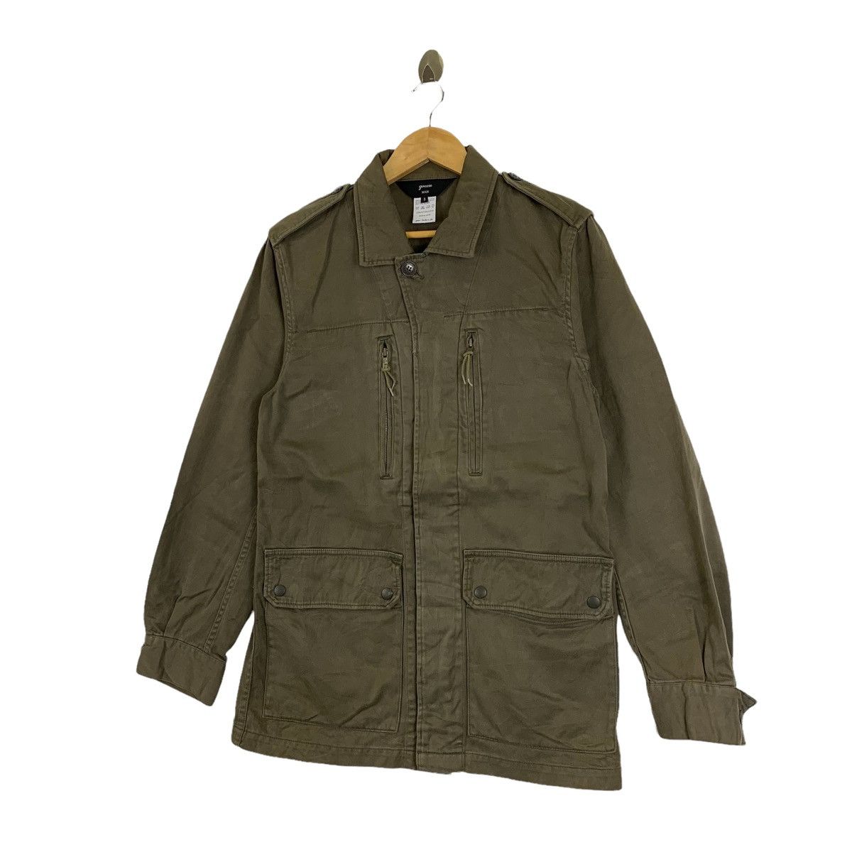 Japanese Brand × Vintage Vintage GREEN MAN Japanese Brand Parka Long Jacket Size US S / EU 44-46 / 1 - 4 Thumbnail