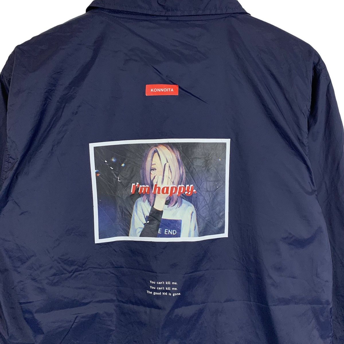 Anime × Japanese Brand × Vintage Vintage KONNOITA Anime Japanese Brand Coach Jacket Size US L / EU 52-54 / 3 - 6 Thumbnail