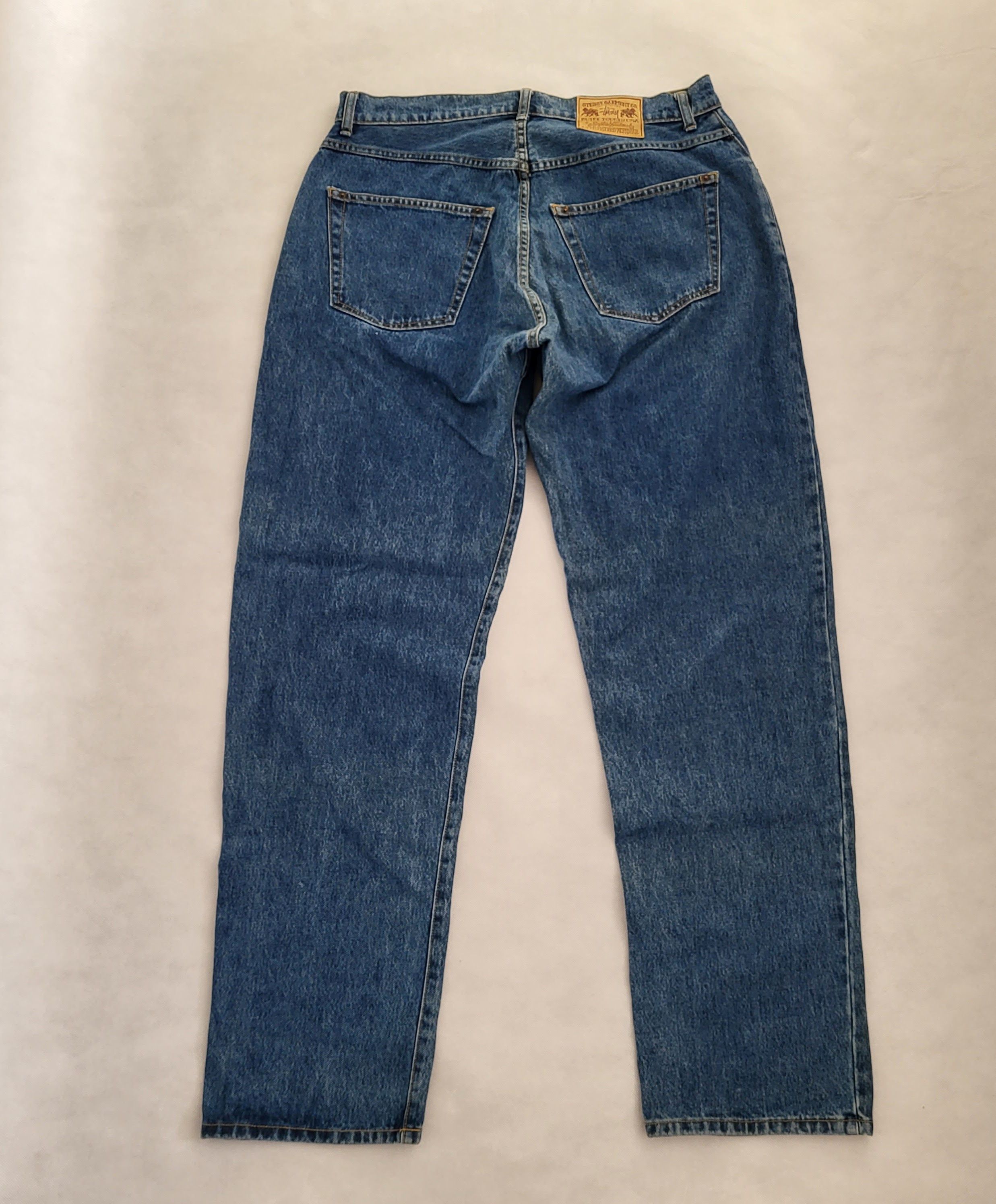 image of Vintage Stussy / Stüssy Big Ol' Jeans W36L36 Made In Usa in Blue, Men's